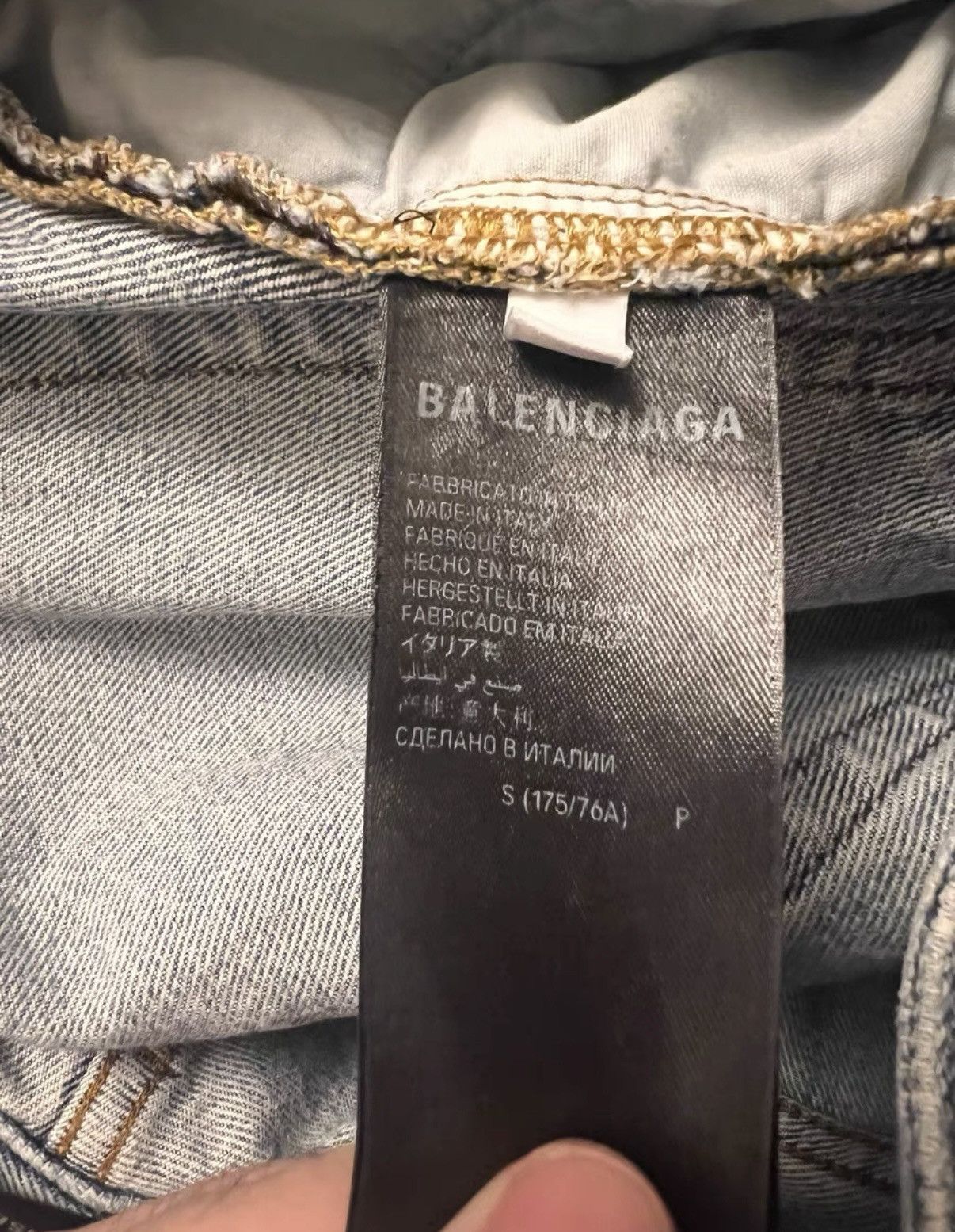 Balenciaga Balenciaga Hand Painted Graffiti Jeans Size US 32 / EU 48 - 7 Thumbnail