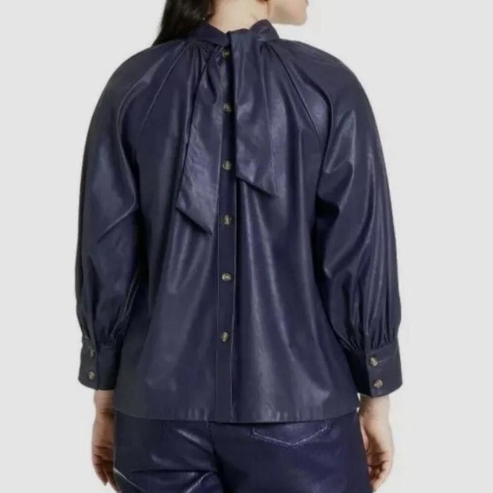 Other Rachel Comey Women's Blue and Navy Blous Size S / US 4 / IT 40 - 1 Thumbnail