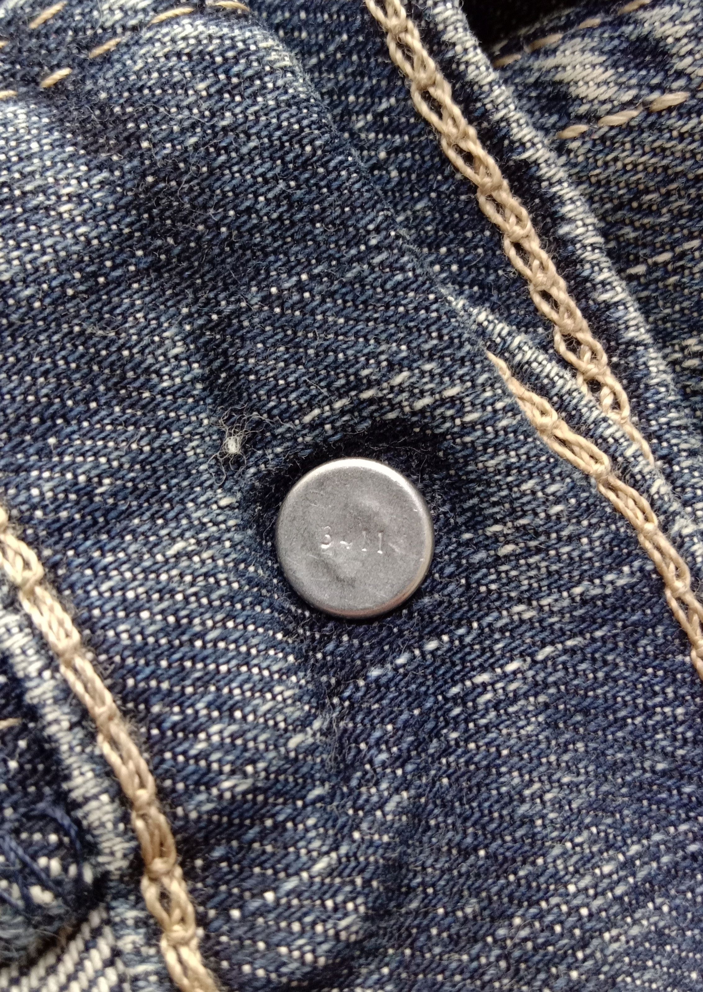 Levi's Vintage Levi's 511 Slim Jeans Earth Tone Distressed Denim Size US 36 / EU 52 - 10 Thumbnail
