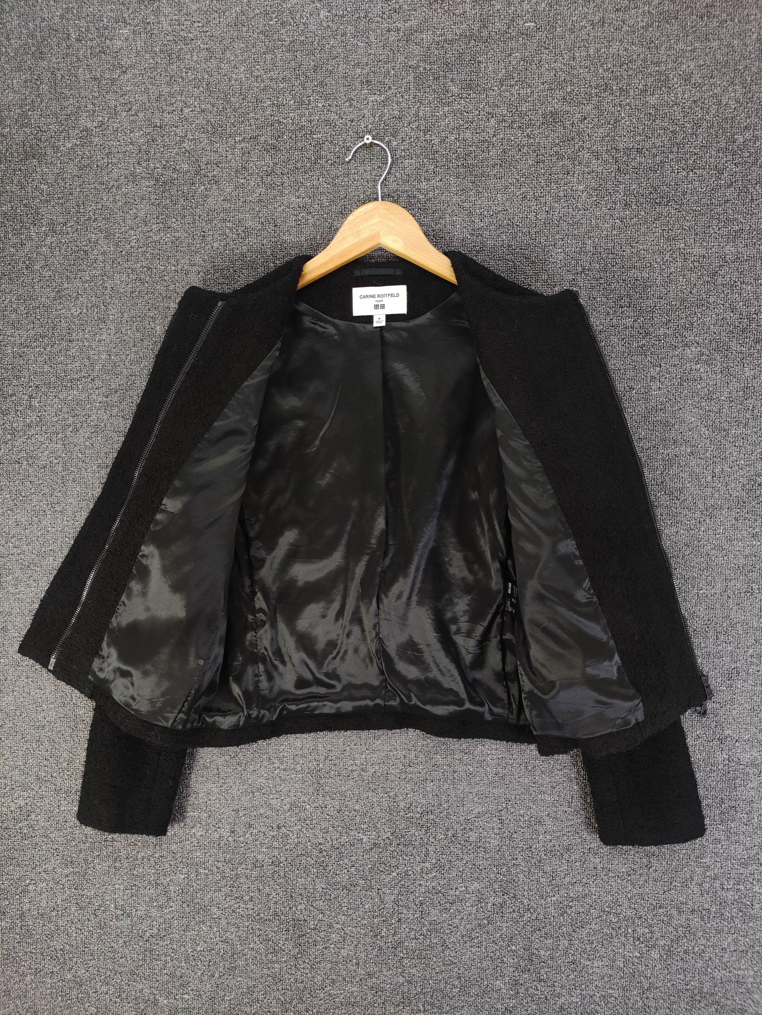 Uniqlo Carine Roitfeld Uniqlo Cropped Wool Jacket Zipper Size XS / US 0-2 / IT 36-38 - 4 Thumbnail