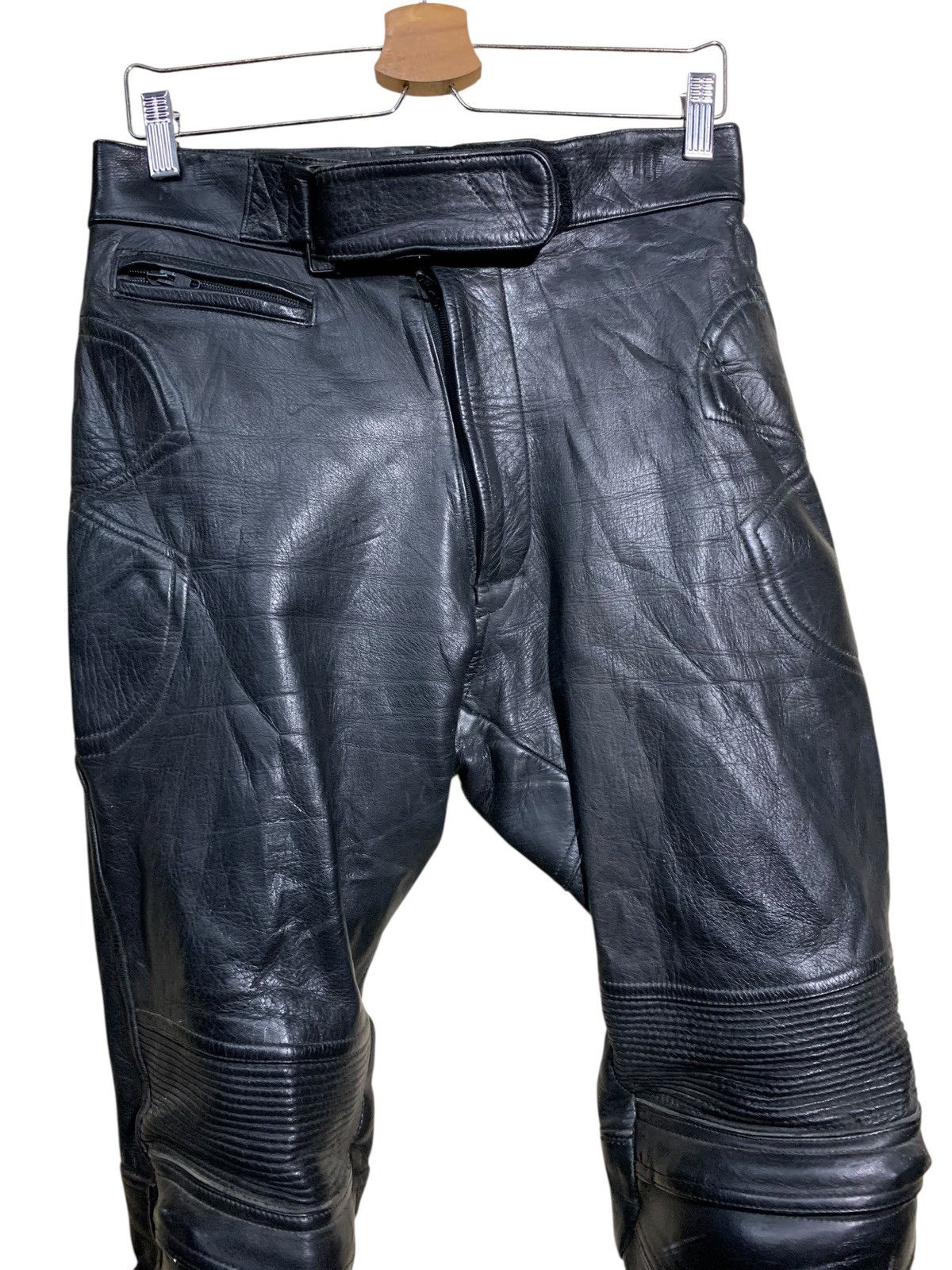 Sports Specialties 🔥VTG GENUINE LEATHER RACING PANTS WITH PADDING KNEE Size US 34 / EU 50 - 4 Thumbnail