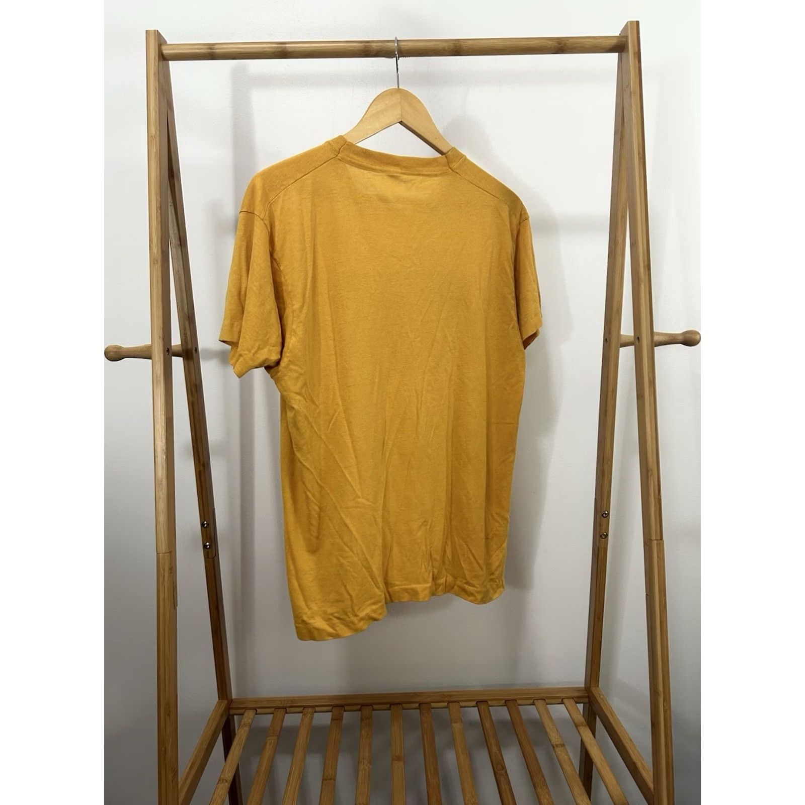 Vintage VTG 80s JCSU Golden Bulls HBCU T-Shirt XL Yellow Screen Stars VTG 80s Johnson C Smith University JCSU Golden Bulls HBCU Paper Thin T-Shirt XL Size US XL / EU 56 / 4 - 2 Thumbnail
