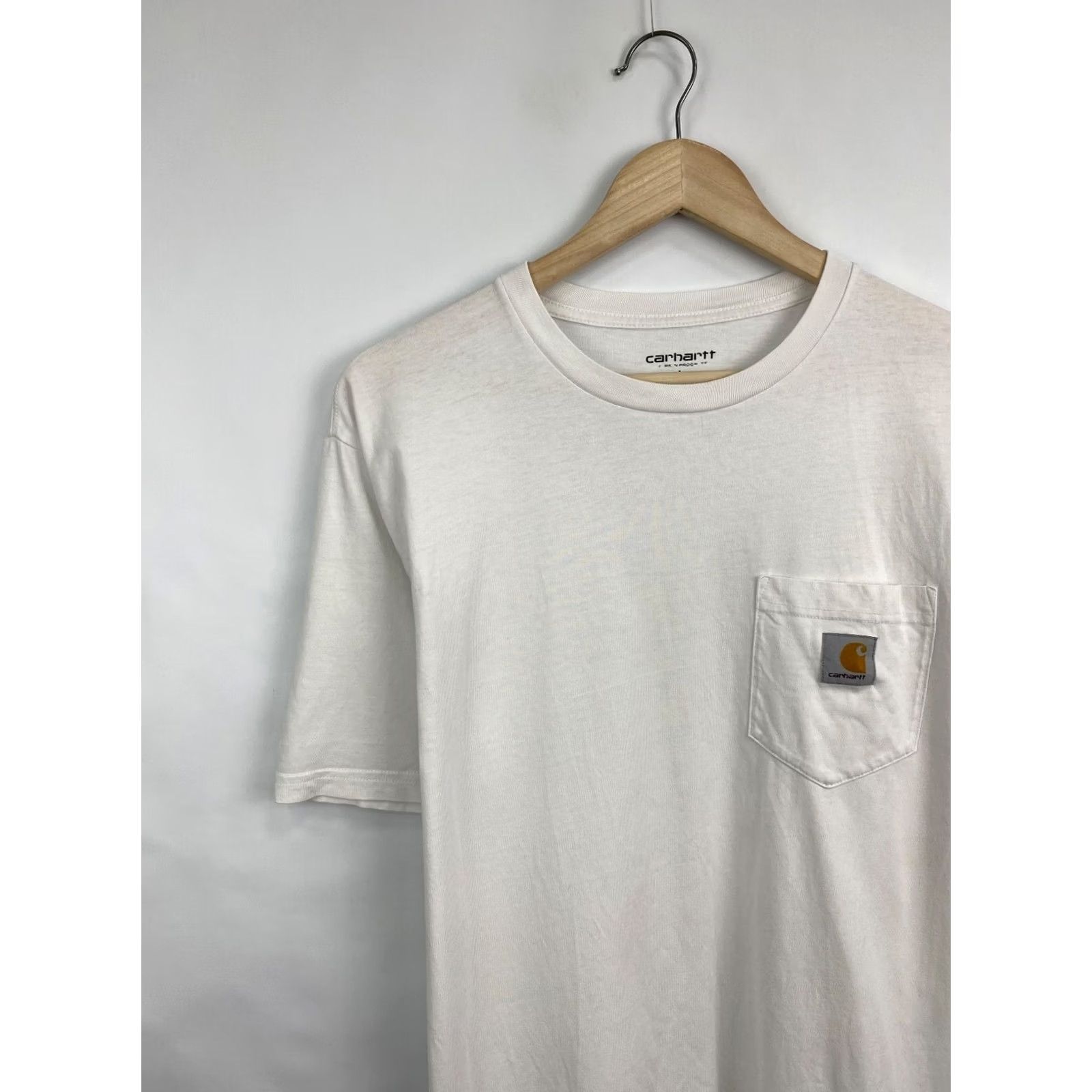 Carhartt VINTAGE Carhartt Box Logo T-Shirt Mens L White Retro Y2K Rare Hype Size US L / EU 52-54 / 3 - 3 Thumbnail