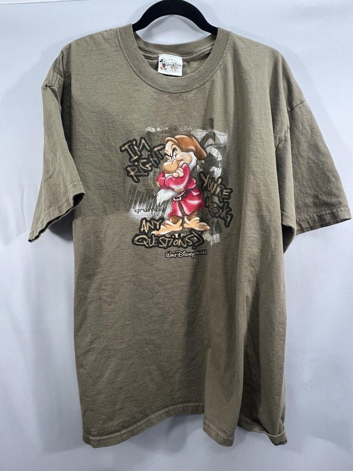 Disney Grumpy "I'm Right You're Wrong Any Questions" 2XL, #TG Size US XXL / EU 58 / 5 - 1 Thumbnail
