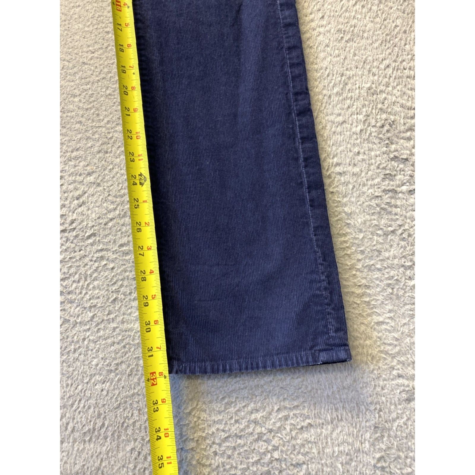 Bonobos Bonobos Corduroy Pants Men’s 31x32 Navy Straight Casual 5-Pocket Mens Size US 31 - 5 Thumbnail