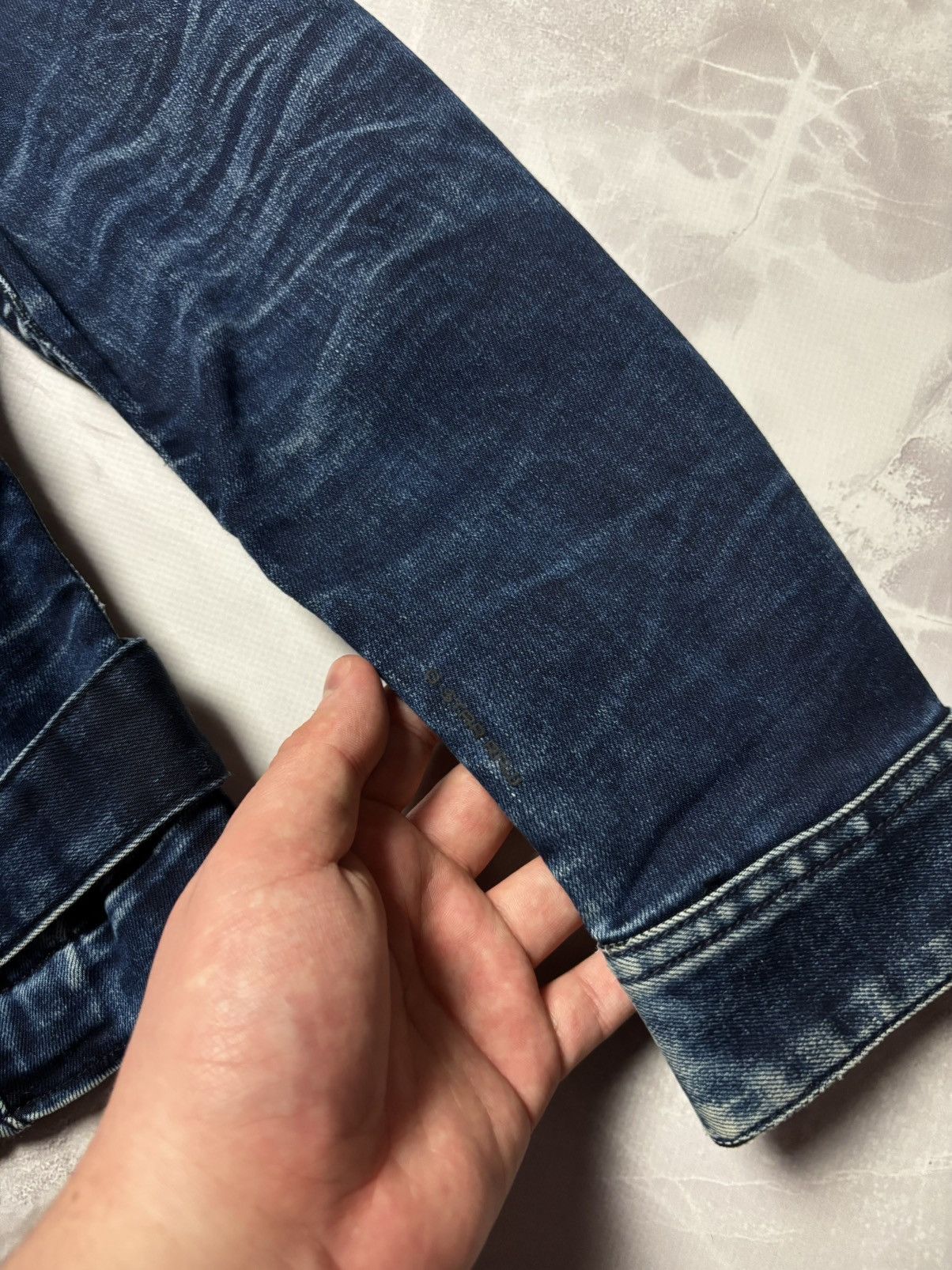 G-Star G-Star RAW Tailor Chopper Denim Jacket Biker Faded Womens L Size L / US 10 / IT 46 - 7 Thumbnail