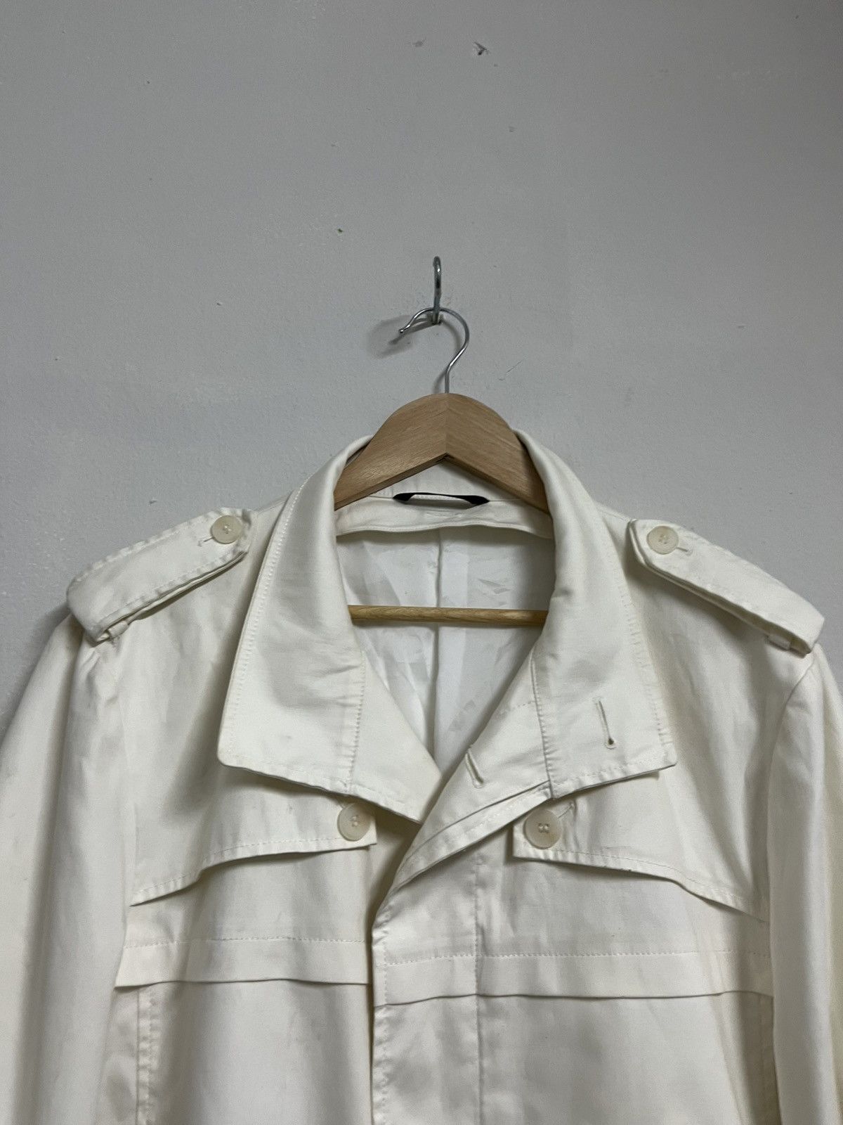 Yohji Yamamoto 💥Vintage 80s Yohji Yamamoto AAR Avant Garde Long Jackets Size US L / EU 52-54 / 3 - 7 Thumbnail