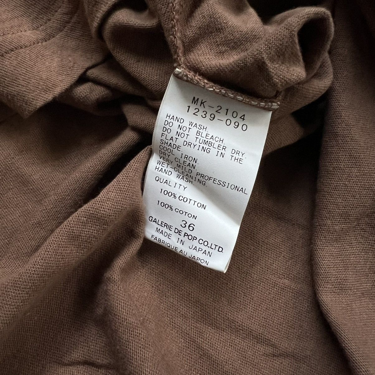 Pas de Calais Pas de Calais Japanese Curved Hem T-Shirt Size US L / EU 52-54 / 3 - 5 Thumbnail