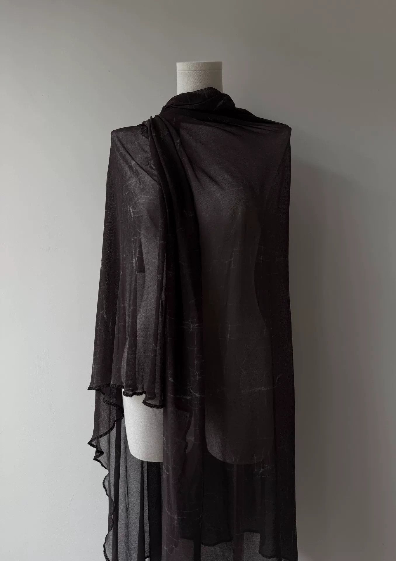 Jean Paul Gaultier Jean Paul Gaultier Sheer Glitter Scarf Wrap Size ONE SIZE - 1 Thumbnail