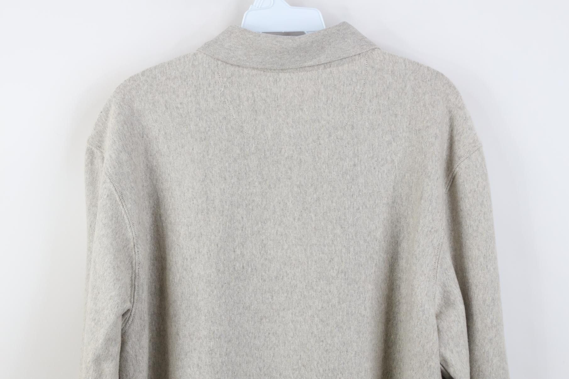 Vintage Vintage 90s Streetwear Diamond Knit Long Sleeve Polo Shirt Size US L / EU 52-54 / 3 - 10 Thumbnail