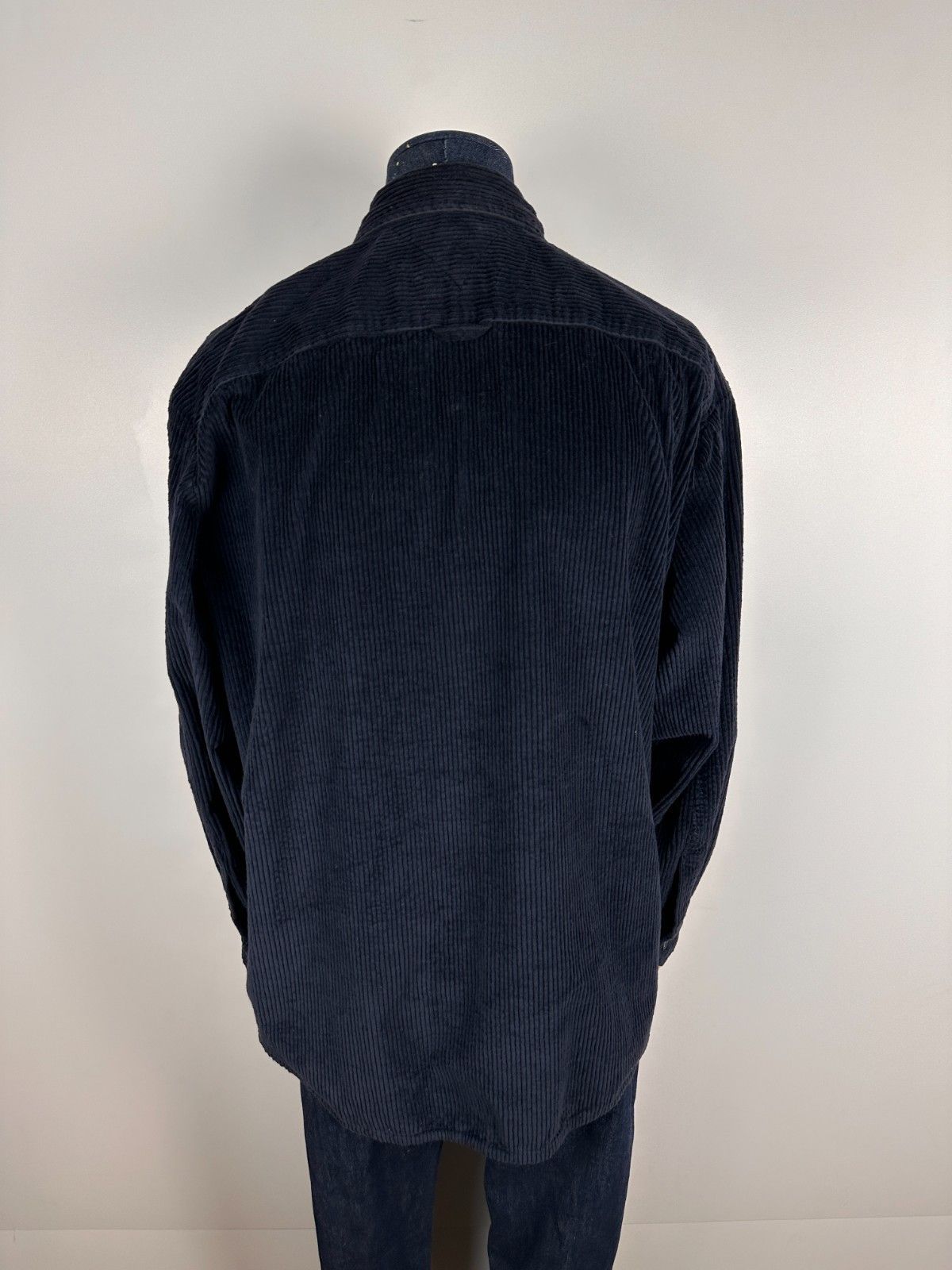 Tommy Hilfiger Tommy Hilfiger Rubberised logo Corduroy Overshirt Blue XL Size US XL / EU 56 / 4 - 6 Thumbnail