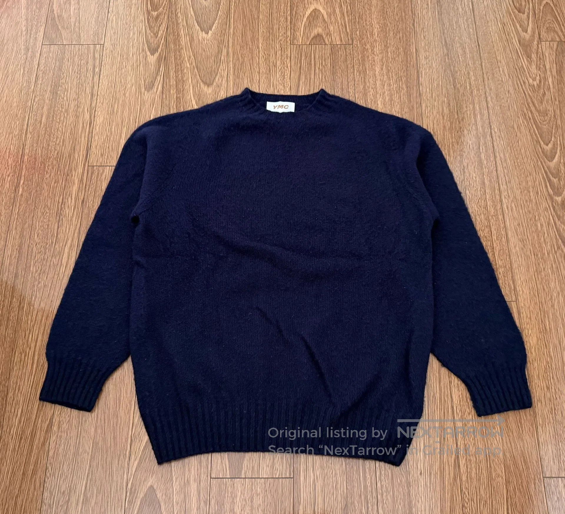 YMC YMC Crew Knit Lambswool Sweater. Size US L / EU 52-54 / 3 - 1 Thumbnail