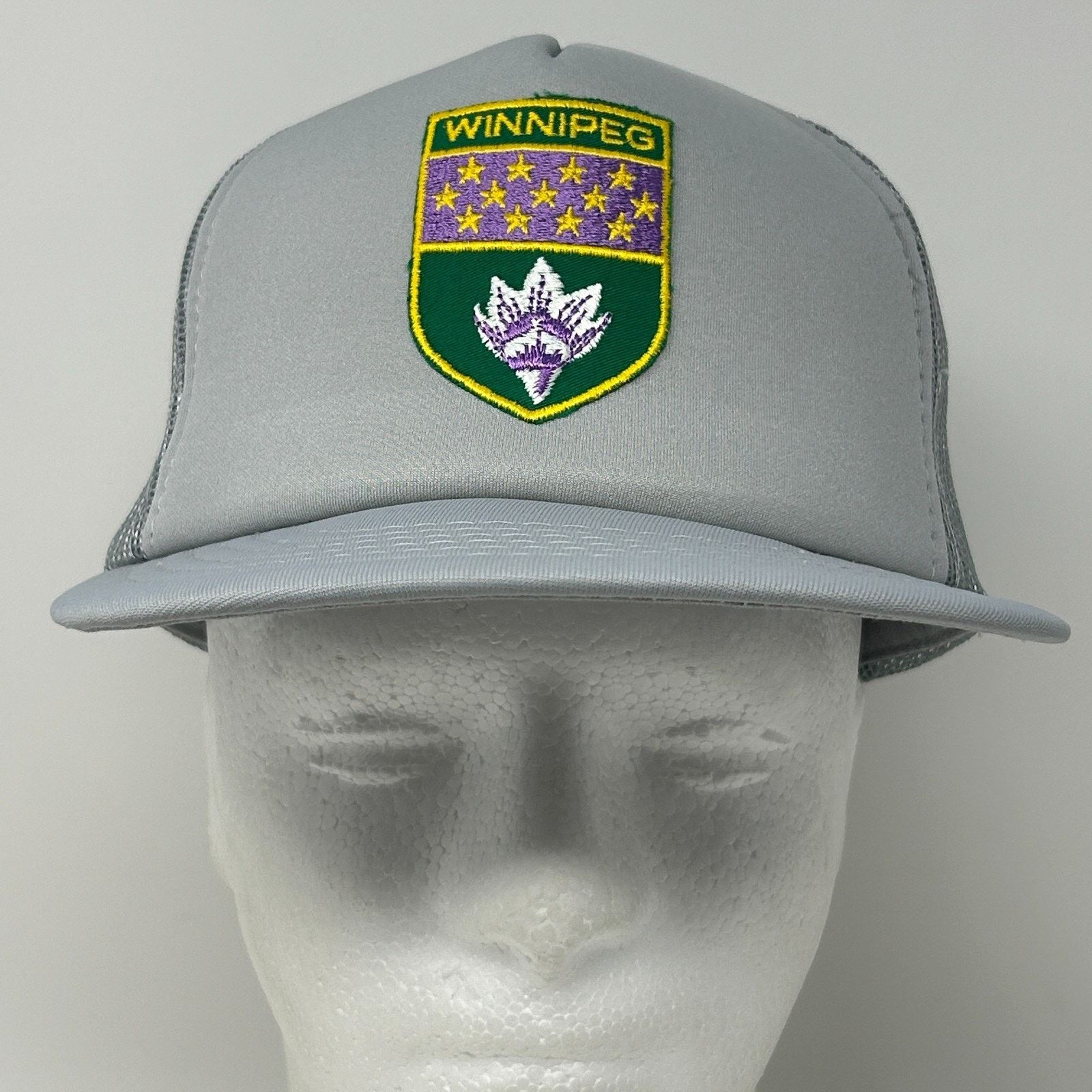 Vintage Vintage 80s Winnipeg Canada Trucker Hat Baseball Cap Size ONE SIZE - 2 Thumbnail
