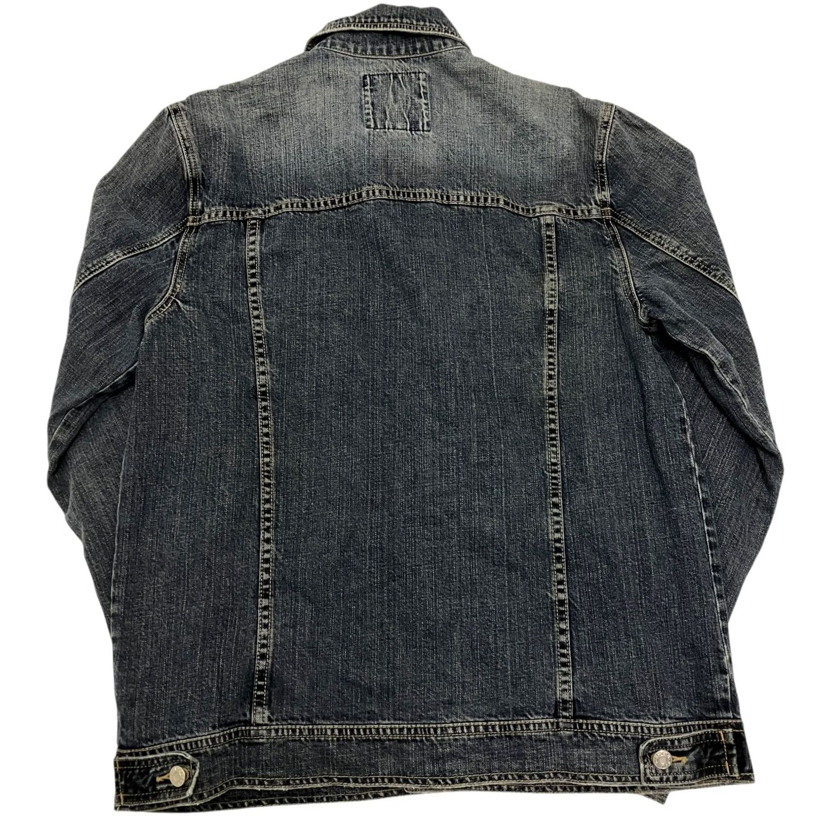 Guess Guess Jacket Mens XL Blue Denim Slim Fit Trucker Jean Y2K Size US 36 / EU 52 - 4 Thumbnail