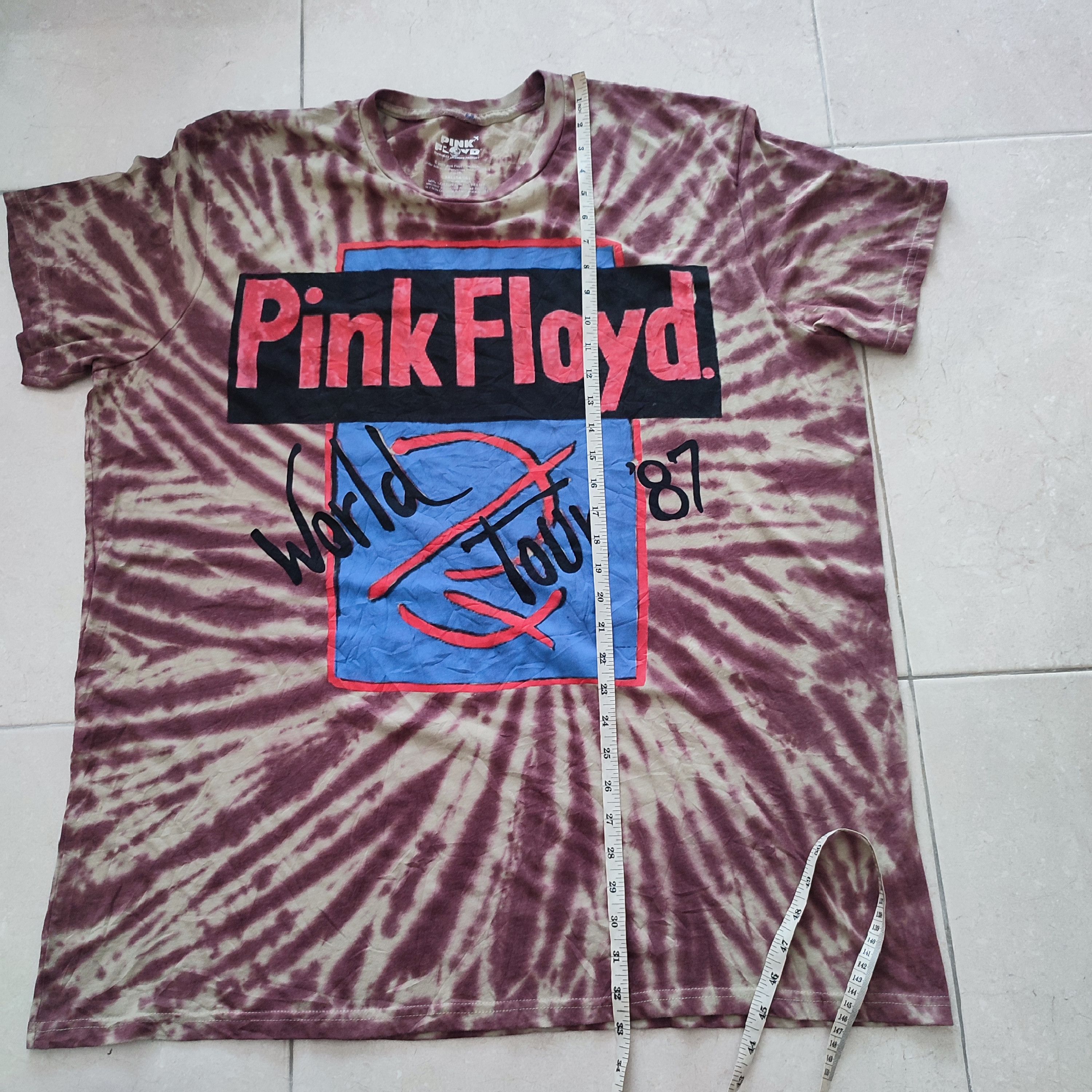 Band Tees × Pink Floyd × Vintage 🔥STEALS🔥Rare Pink Floyd World Tour 1987 Merchandise Shirt Size US XXL / EU 58 / 5 - 6 Thumbnail
