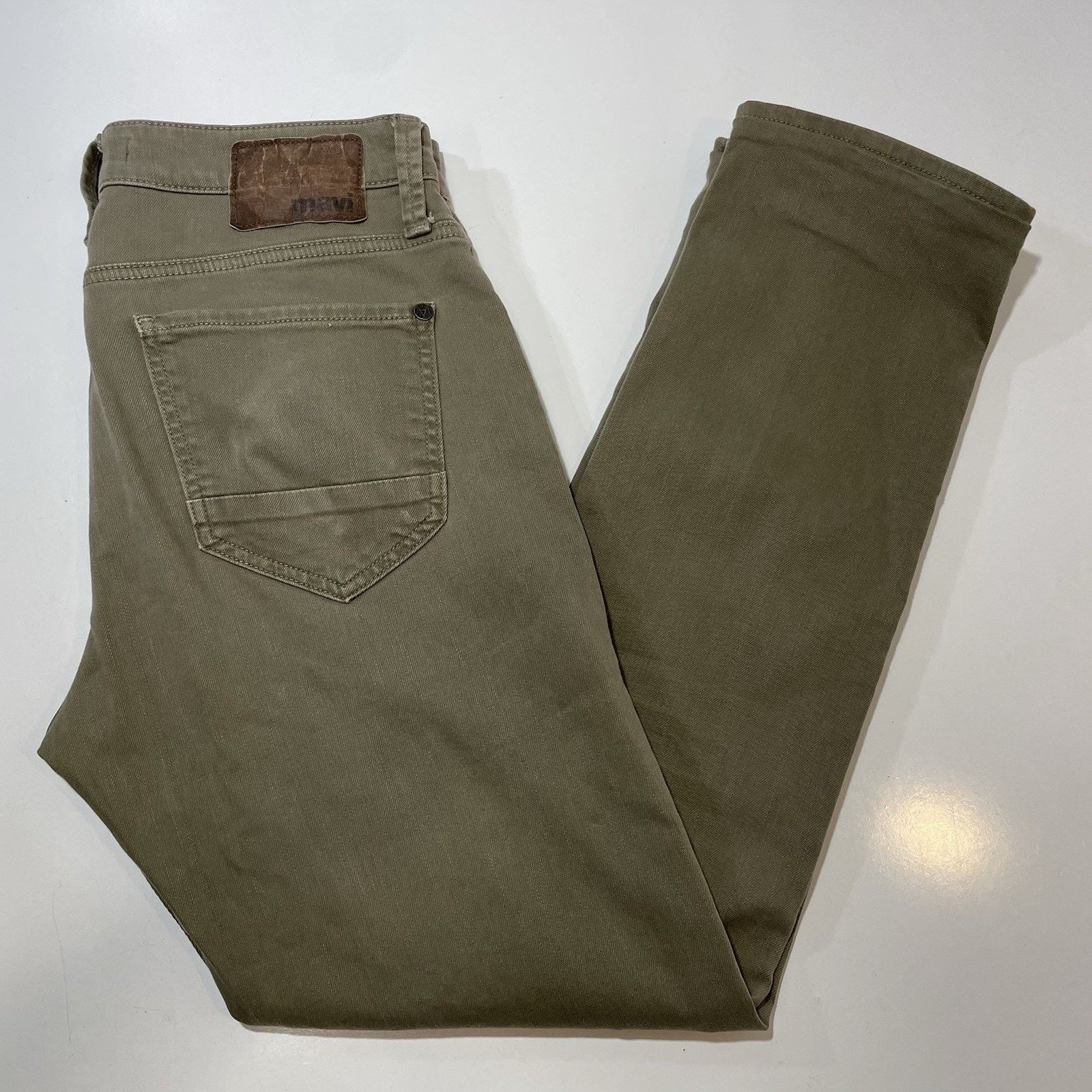 Mavi Mavi Jeans Marcus Slim Straight Leg Olive Green 31x32 Jeans Size US 31 - 2 Thumbnail