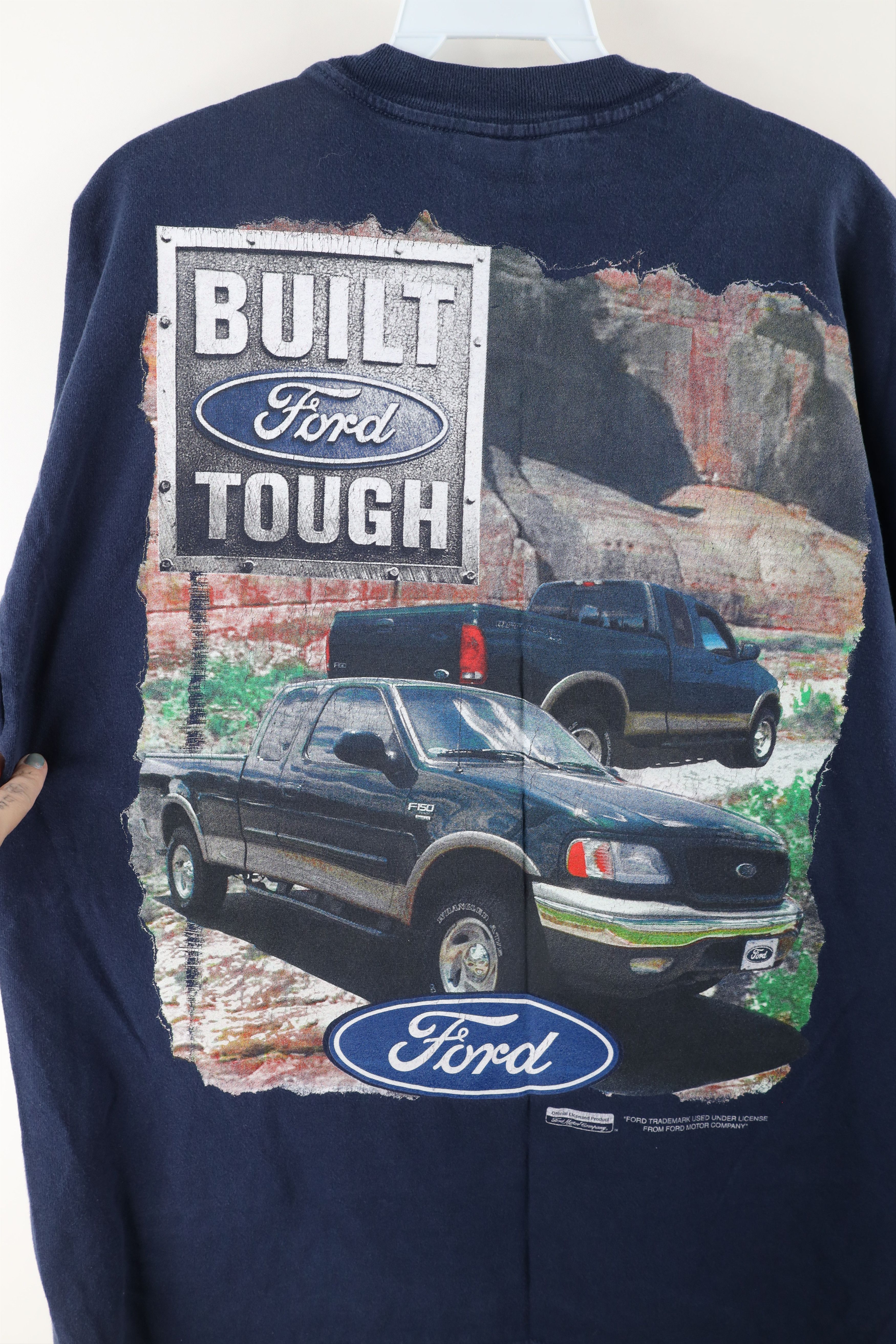 Vintage Vintage Motor Co F-150 Truck Built Ford Tough T-Shirt Blue Size US XL / EU 56 / 4 - 8 Thumbnail