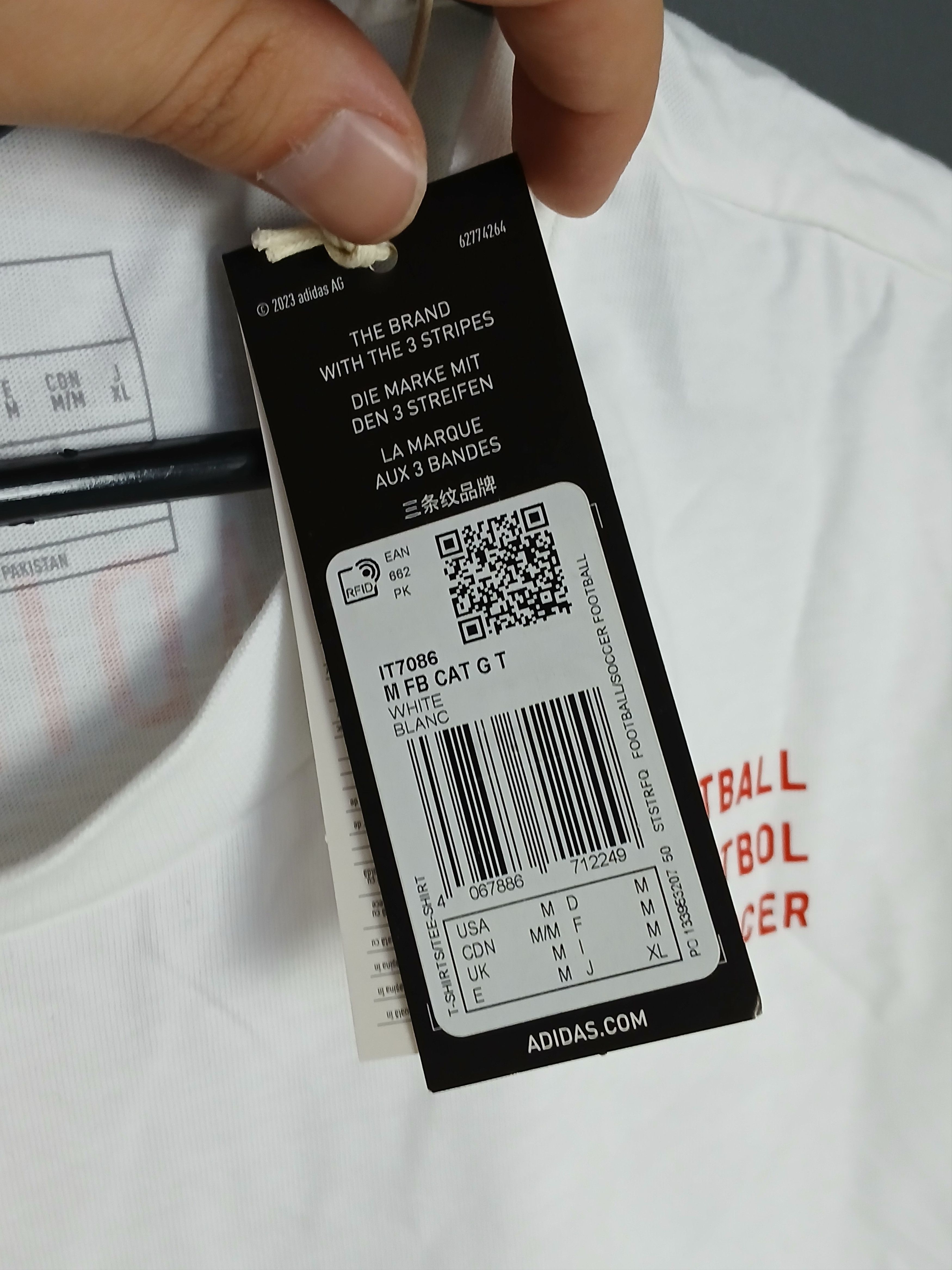 Adidas New Adidas Football Soccer T-Shirt Size US M / EU 48-50 / 2 - 9 Thumbnail