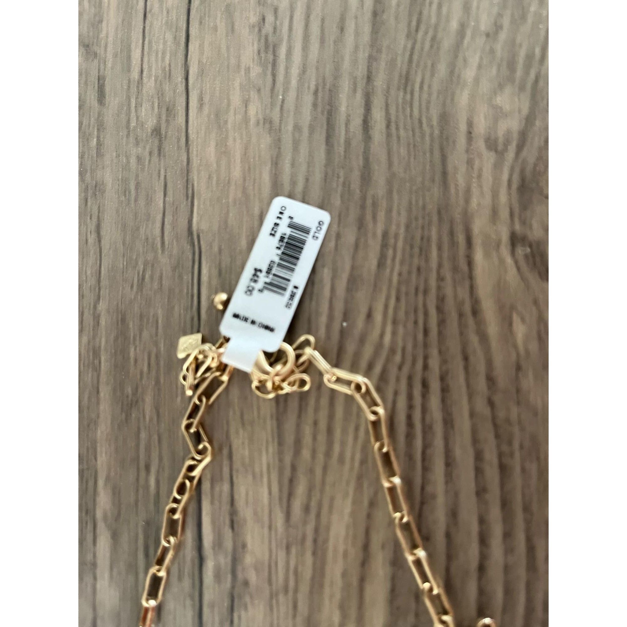 Rebecca Minkoff Rebecca Minkoff with Green Stone Charm and Gold Round Charm Size ONE SIZE - 2 Thumbnail
