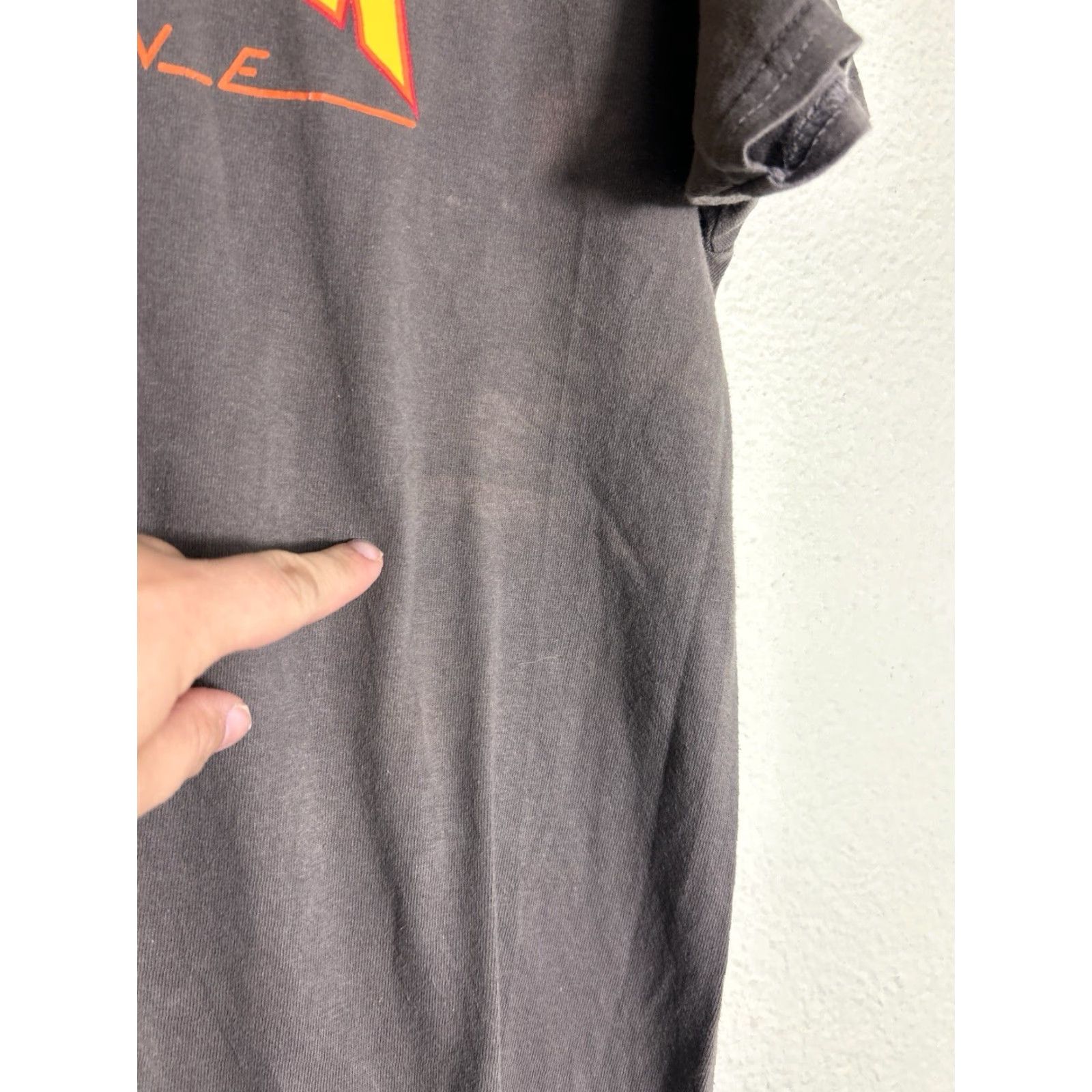 Thrasher VINTAGE Thrasher Magazine T-Shirt Womens M Gray Short Sleeve Mens Shirt Stains Size M / US 6-8 / IT 42-44 - 5 Thumbnail