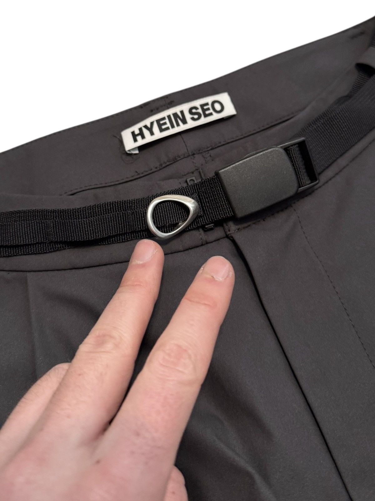 Hyein Seo Belted Baggy Tech Trouser Pant Size US 32 / EU 48 - 4 Thumbnail