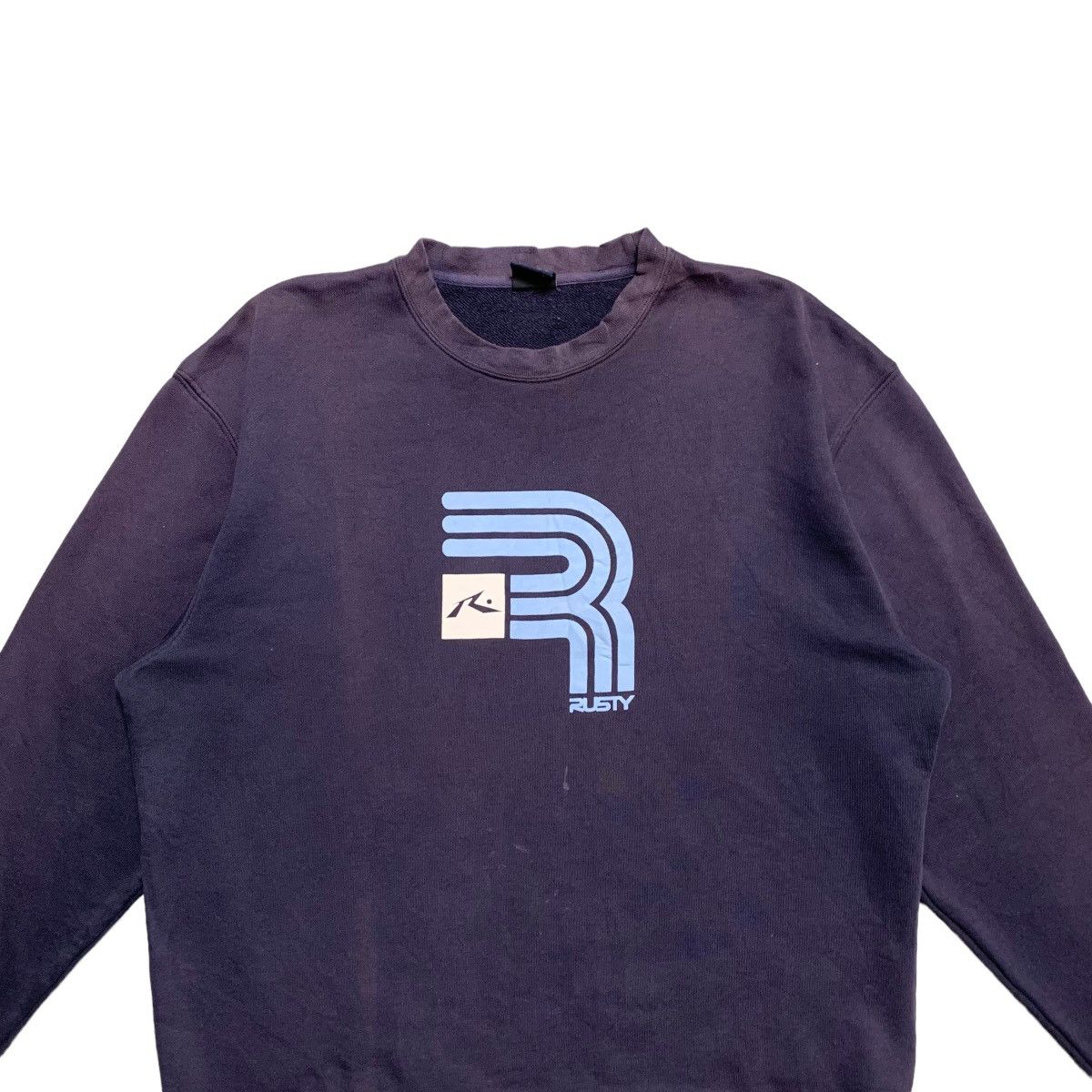 Rusty Rusty Big Logo Faded Sweatshirt Size US M / EU 48-50 / 2 - 4 Thumbnail