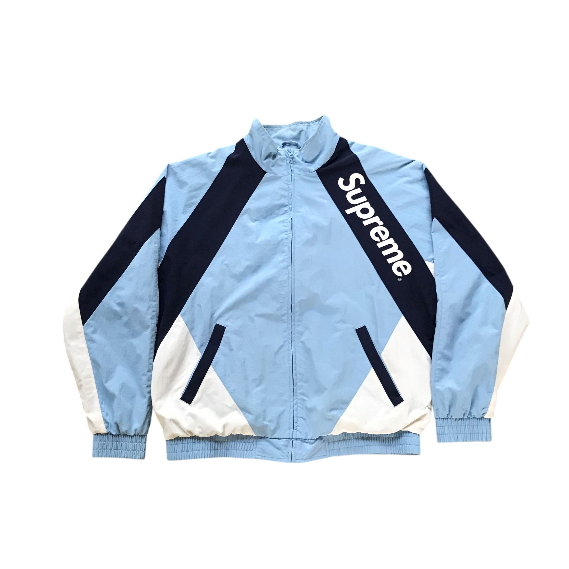 Supreme Supreme Raglan Court Flag Jacket With Built In Hood | Grailed