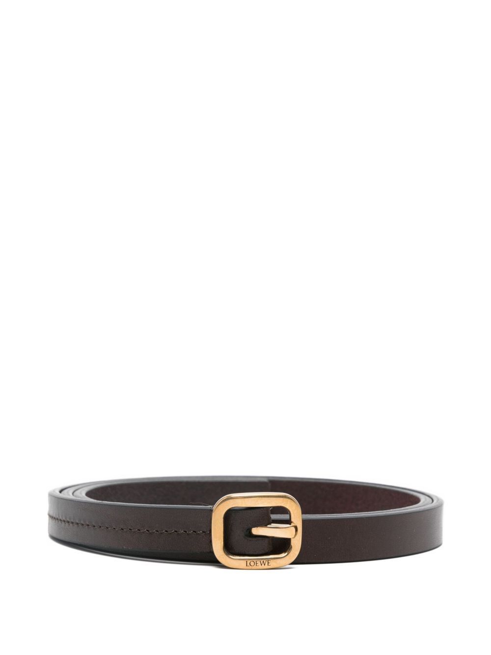 ROUNDED LEATHER BELT