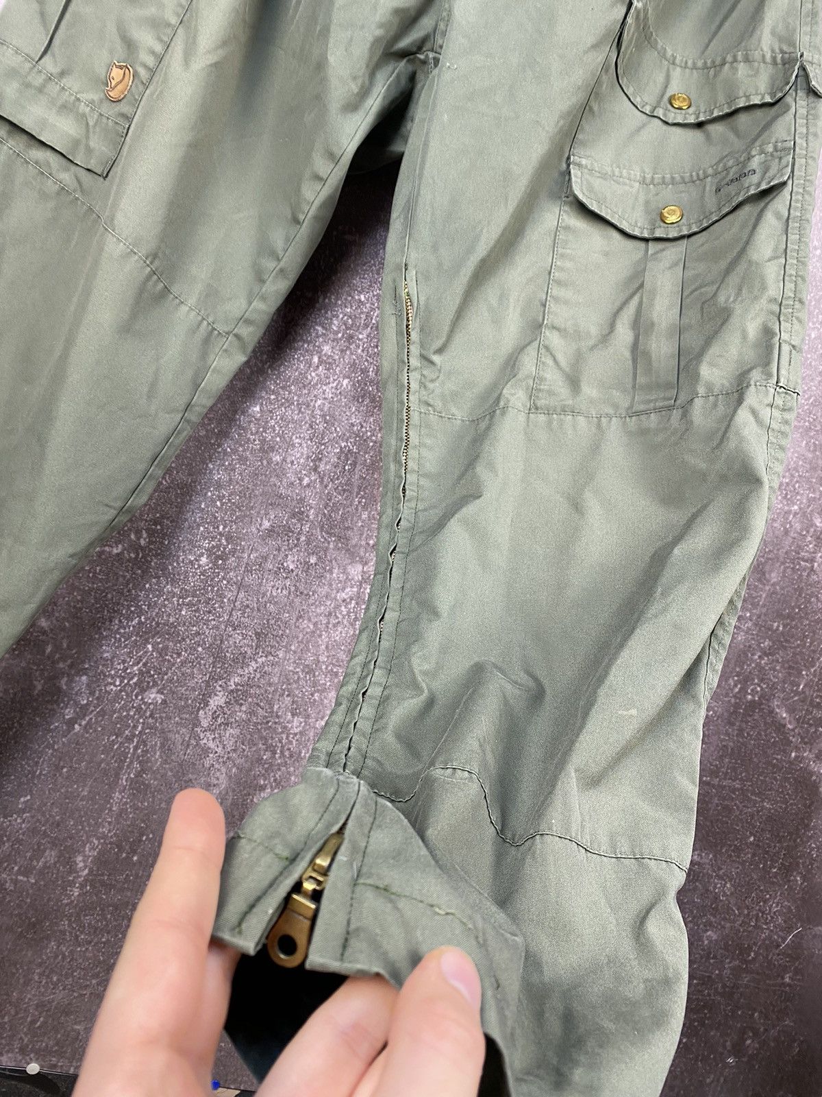 Fjallraven × Vintage FJÄLLRÄVEN VINTAGE CARGO PATNS Y2K OUTDOOR TROUSERS Size US 37 - 7 Thumbnail