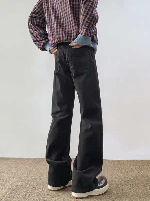 Japanese Brand Retro loose high street straight leg jeans Size US 32 / EU 48 - 3 Thumbnail