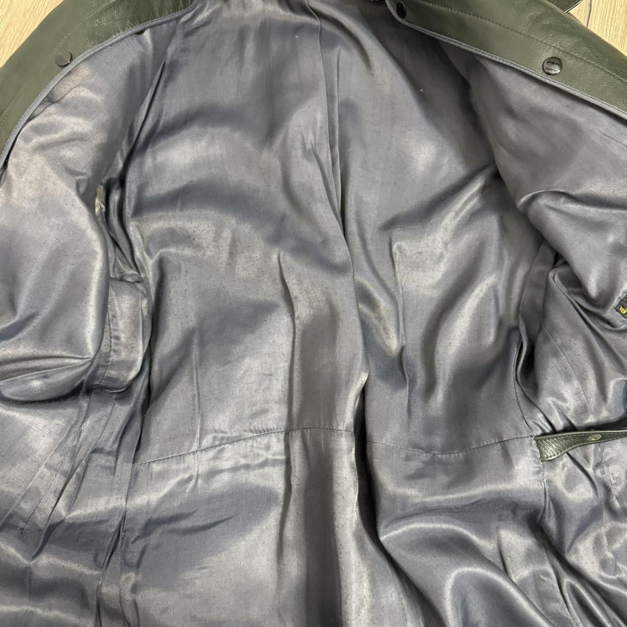 Vintage Real Leather Maxi Coat Double Breasted Mens Size US L / EU 52-54 / 3 - 8 Thumbnail