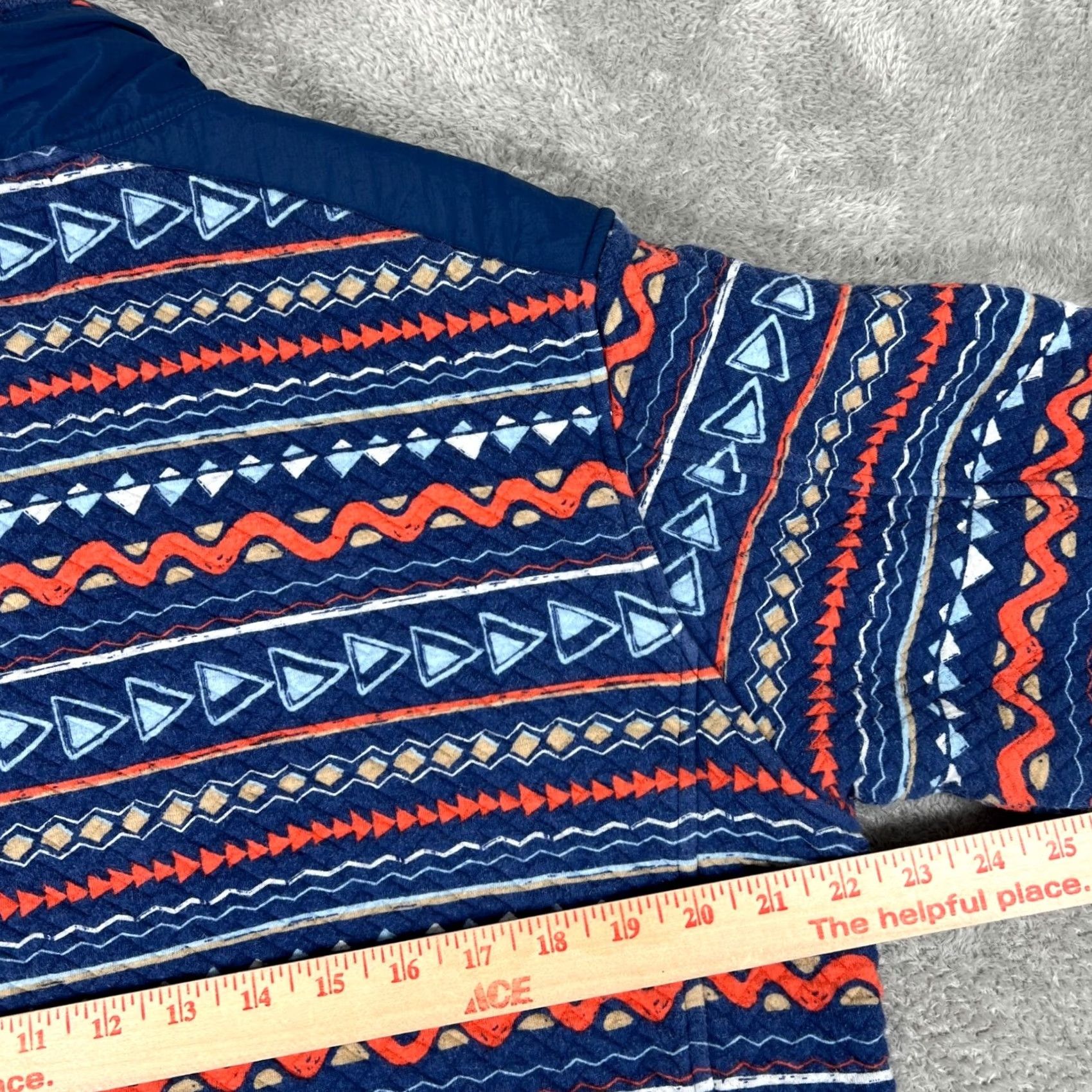 Chubbies Chubbies Jacket Fleece Pullover Womens Large Aztec 1/4 Zip Retro Cozy Colorful Size L / US 10 / IT 46 - 7 Thumbnail