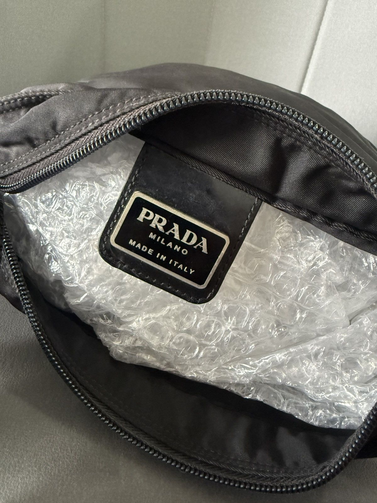 Prada Vintage Prada Medium Black Crossbody Sling Bag Size ONE SIZE - 9 Thumbnail
