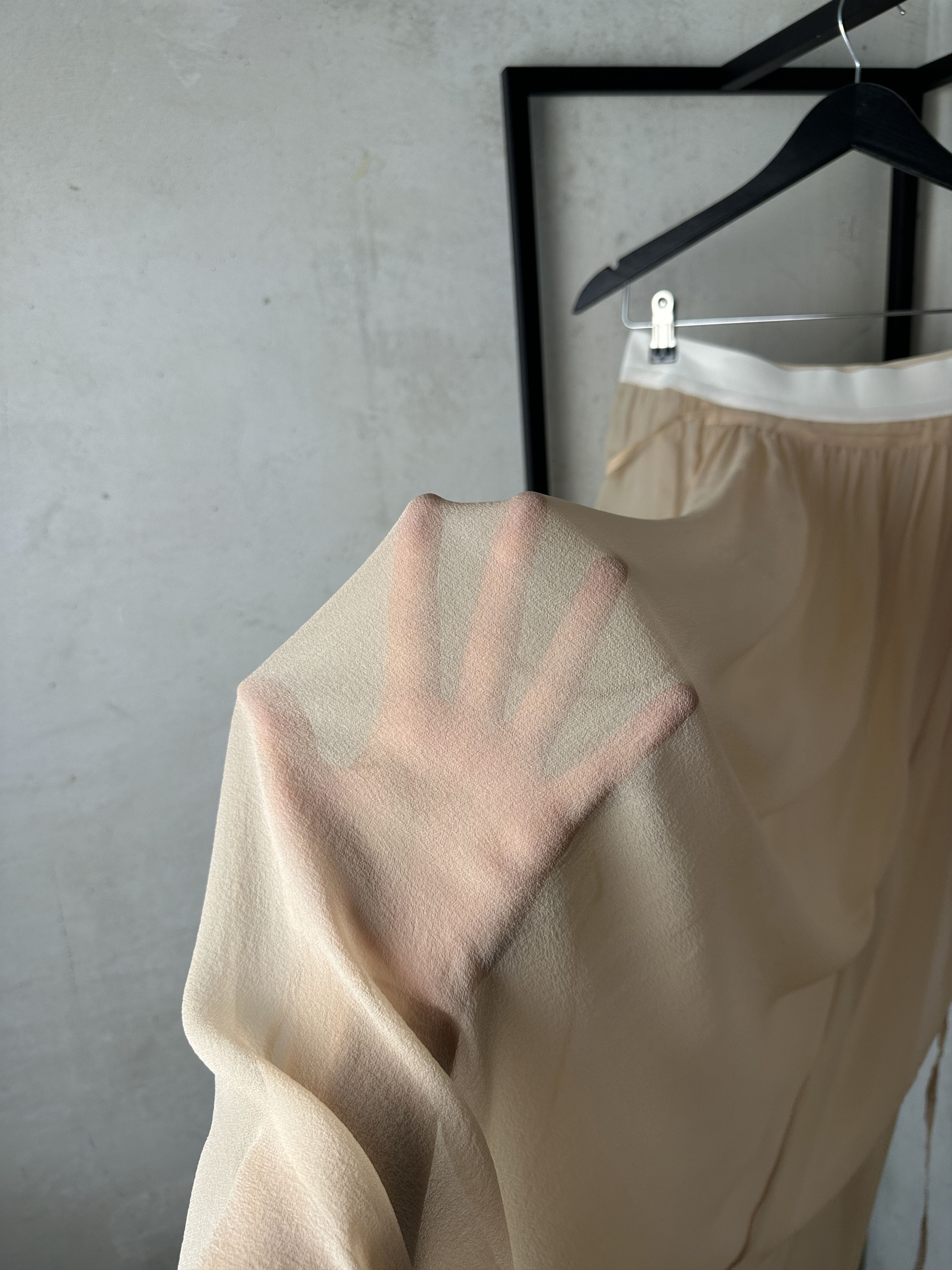 Ann Demeulemeester Ann Demeulemeester SS12 Runway Transparent Silk Skirt Size 26" / US 2 / IT 38 - 5 Thumbnail