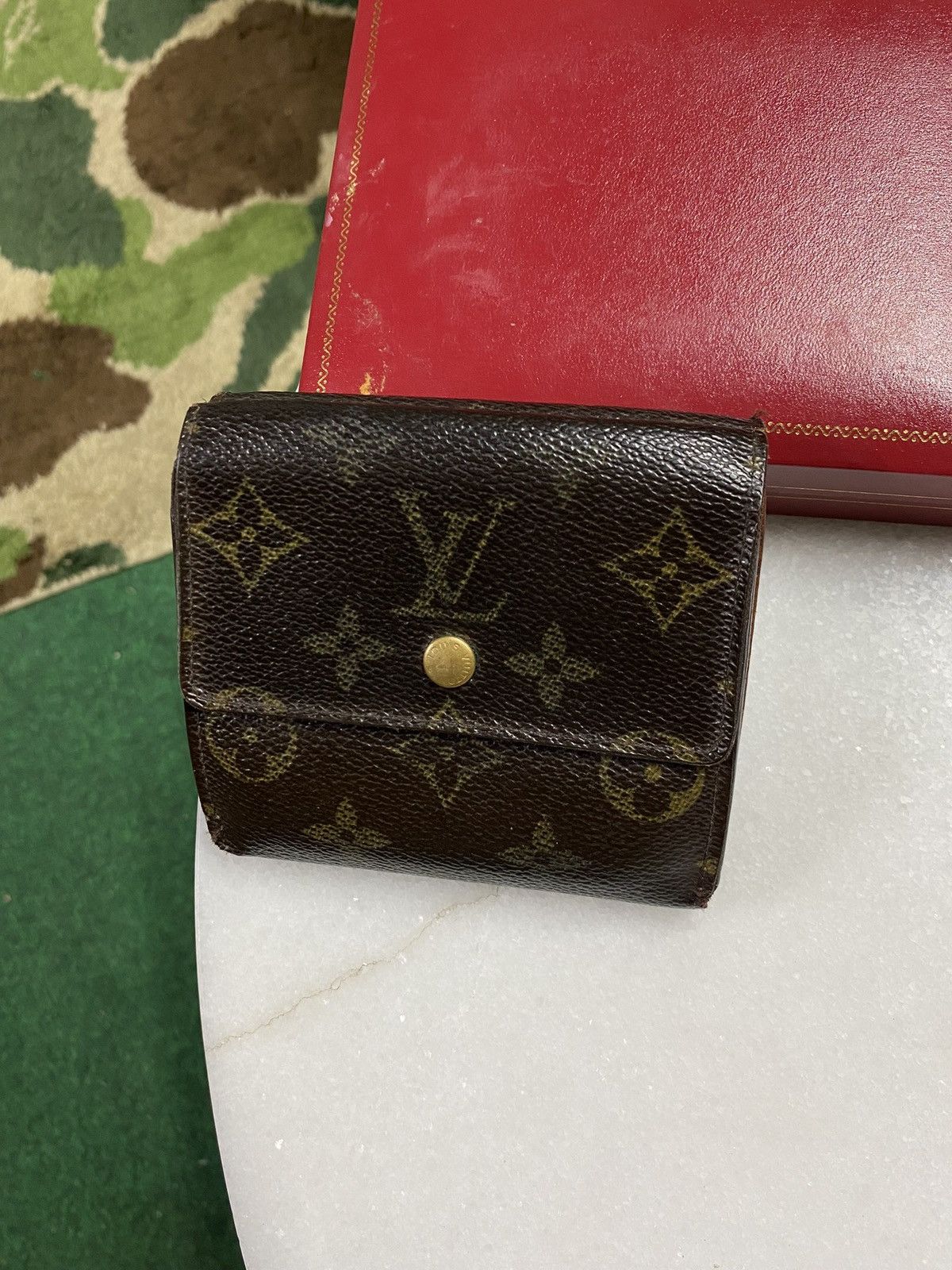 Louis Vuitton Brown Monogram Wallet Women’s Card Holder