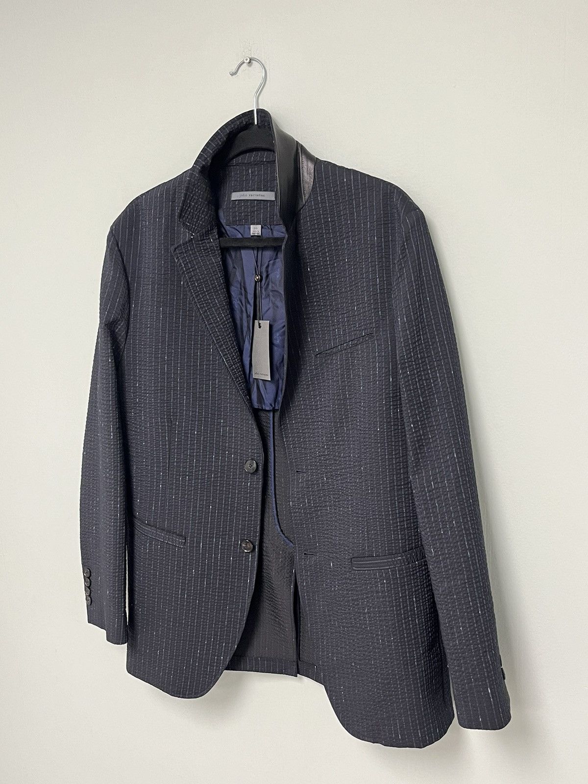 John Varvatos Seersucker Jacquard Jacket. 50 Size US M / EU 48-50 / 2 - 14 Thumbnail