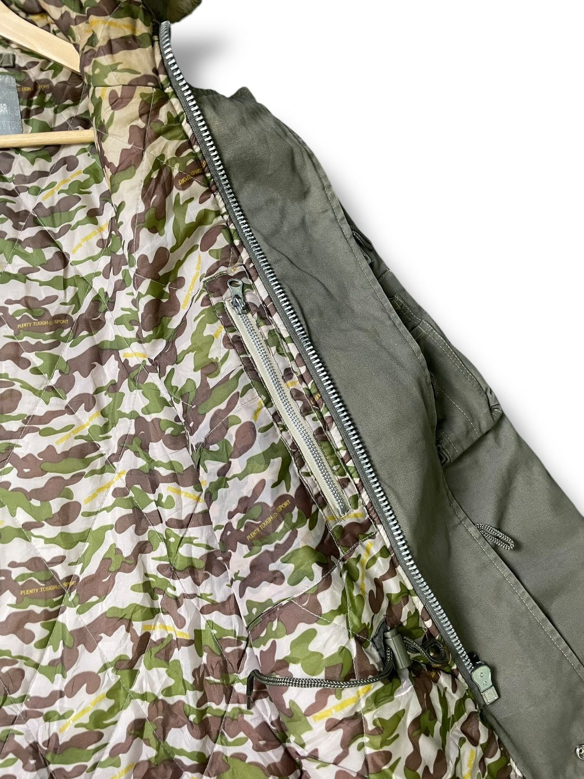 Vintage Plenty Tough Sport Military Hooded Jacket (50) Size US M / EU 48-50 / 2 - 14 Thumbnail