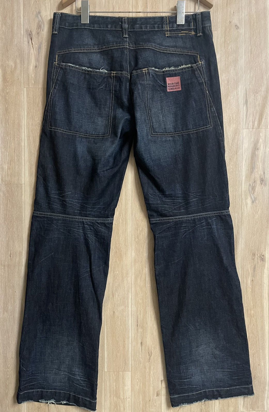 Marithe + Francois Girbaud Marithe + Francois Girbaud Biker Denim W33 L43.5 Rare Punk Size US 33 - 14 Thumbnail
