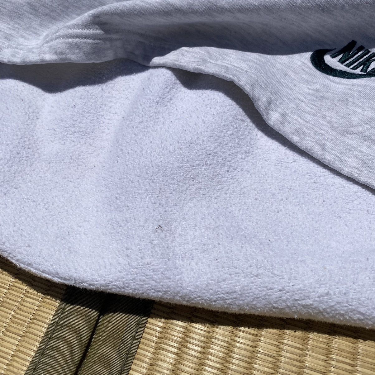 Japanese Brand × Nike × Vintage Vtg 80s Nike Baggy Embroidered Hoodie Made in USA GREY TAG Size US XL / EU 56 / 4 - 7 Thumbnail