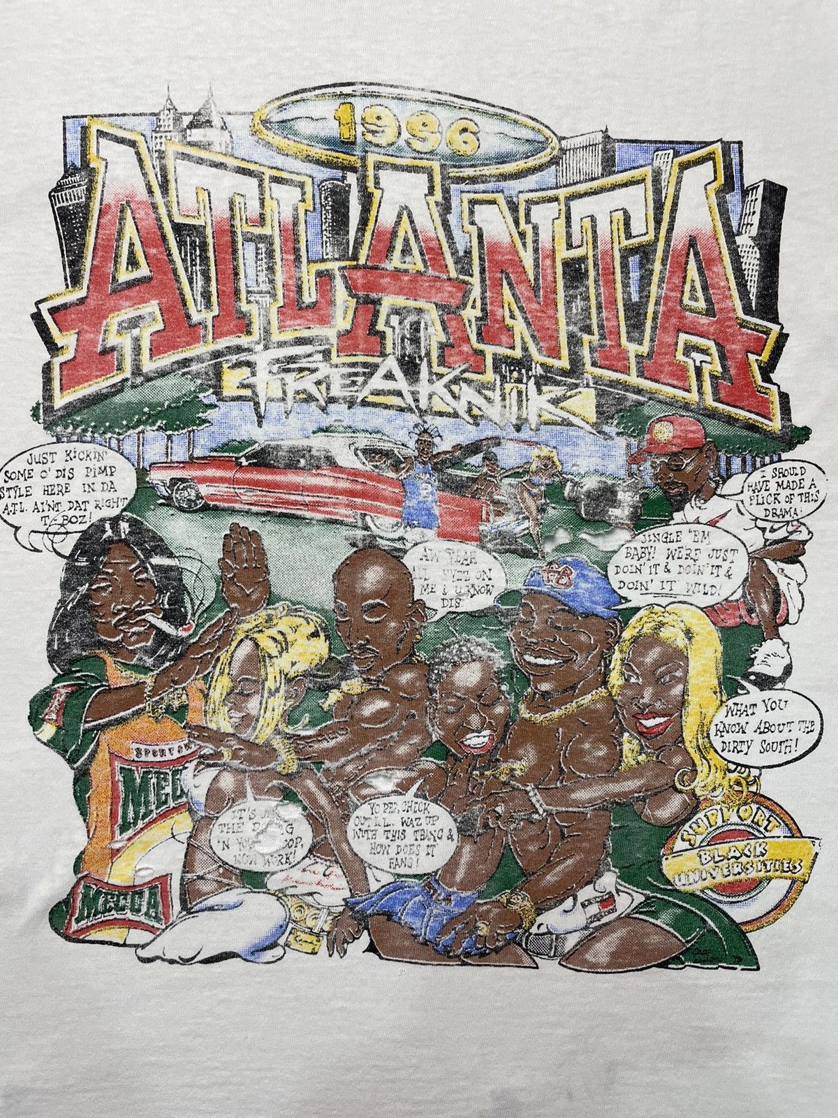 Rap Tees × Vintage Vintage Freaknik Atlanta 1996 Raptees Size US L / EU 52-54 / 3 - 5 Thumbnail