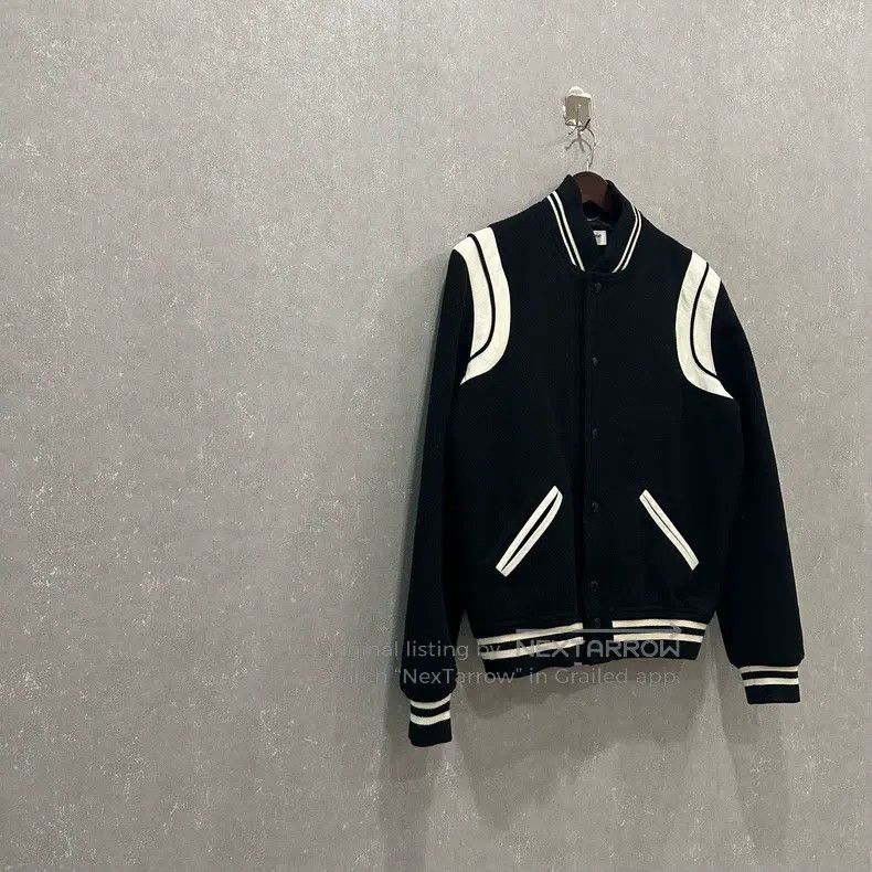 Saint Laurent Paris Saint Laurent Paris Contrast collar single-breasted fitted Size US M / EU 48-50 / 2 - 3 Thumbnail