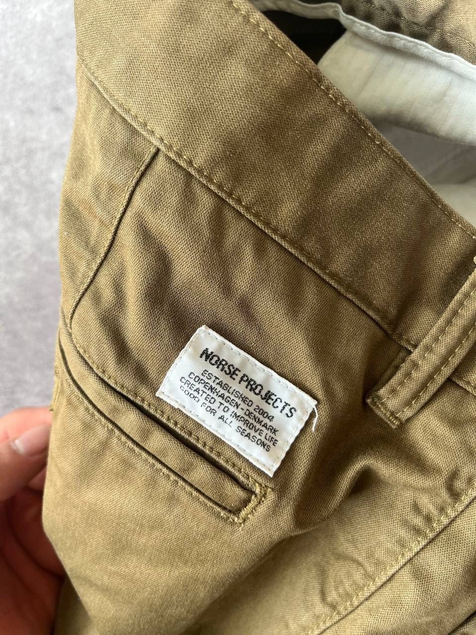 Other Norse Projects Aros Heavy Chino Pants Khaki Size 34 Size US 34 / EU 50 - 2 Thumbnail