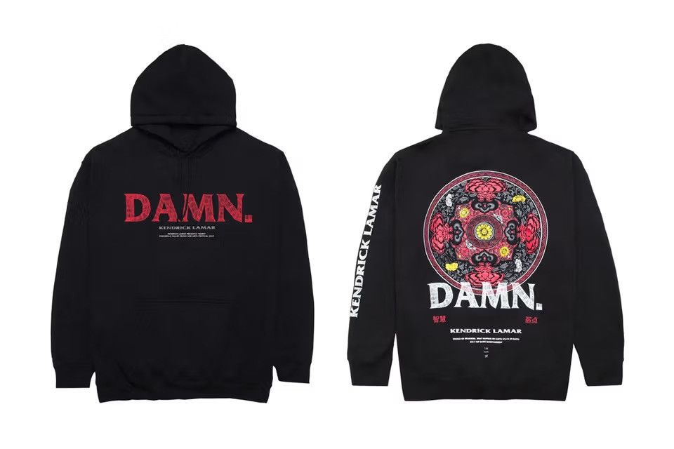 Kendrick Lamar Kendrick Lamar “DAMN.” Hoodie – (TDE) 2017 Tour Merch Size US XL / EU 56 / 4 - 7 Thumbnail