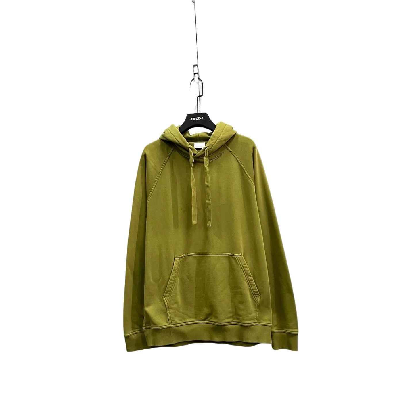 Burberry Burberry Embroidered Logo Hoodie Green Size L Size US L / EU 52-54 / 3 - 1 Thumbnail