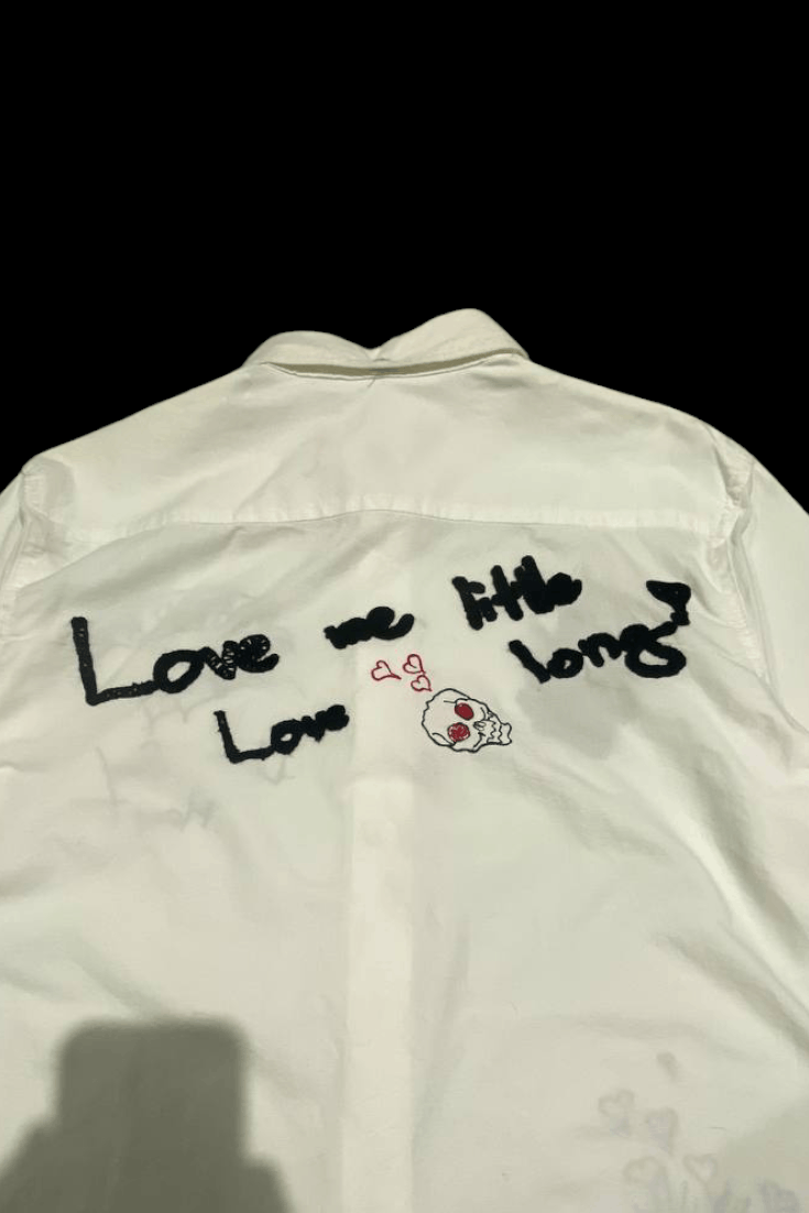 Other crazy sick love j2 poem soul hearts button up long sleeve Size US M / EU 48-50 / 2 - 3 Thumbnail