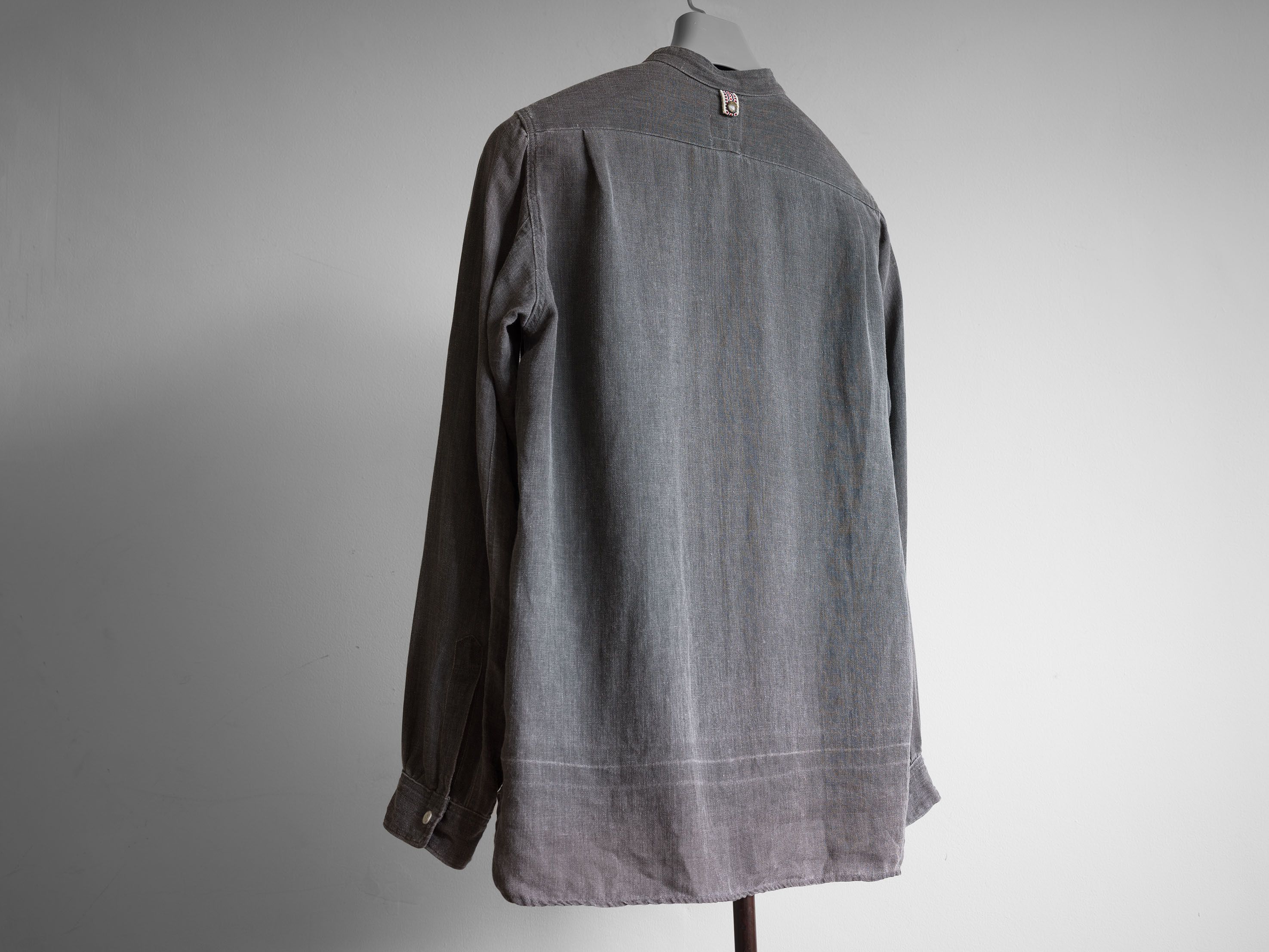 Visvim SS2014 VISVIM LONG RIDER SHIRT HERRINGBONE LINEN Size US M / EU 48-50 / 2 - 7 Thumbnail