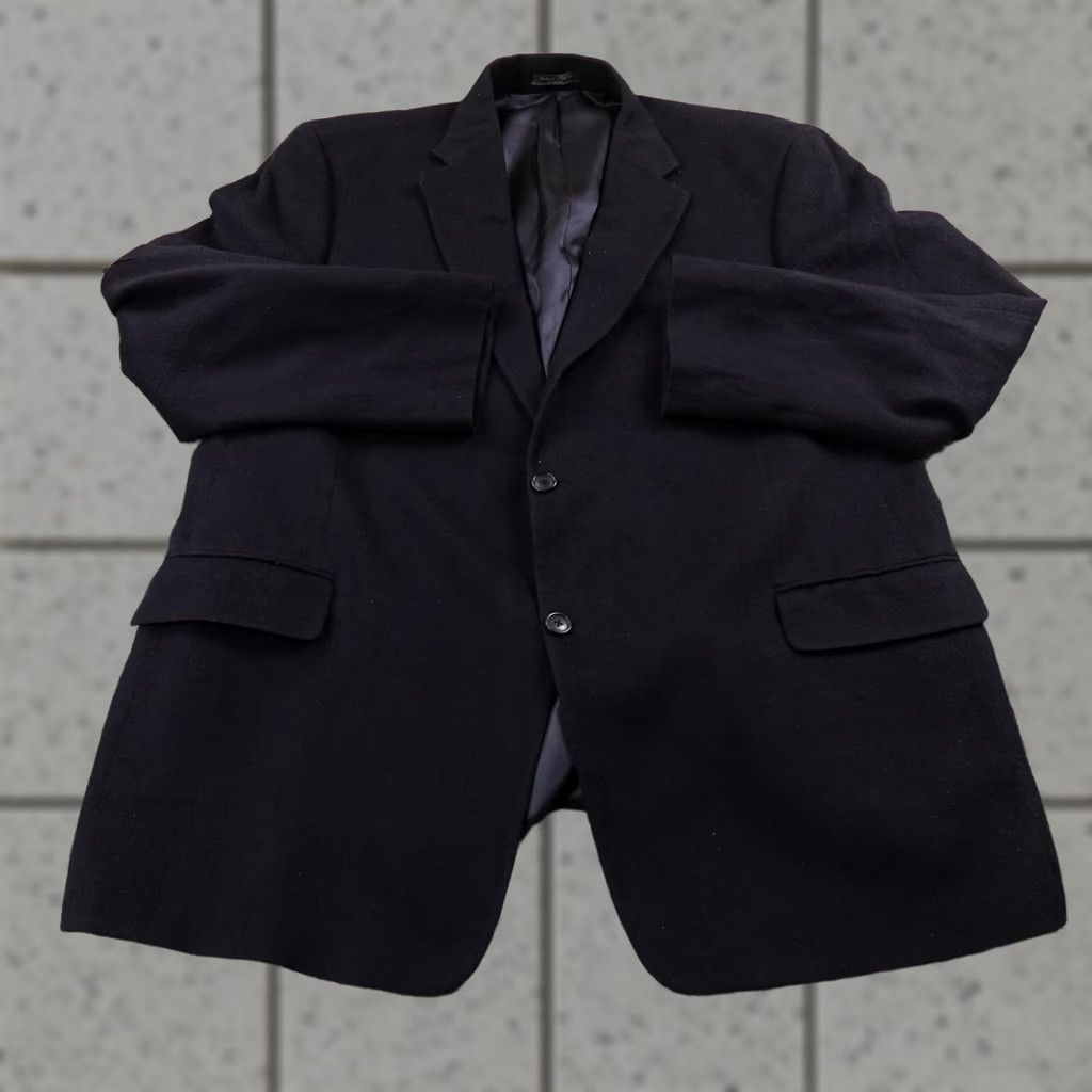 Camel VTG Loro Piana Camel Hair Blazer Mens 50 Blue Sport Coat Jacket 2 Piece Notch Lapel Two-Button Canada UK 50 Regular Blue Mens VTG Coat Suit Jacket Size 50R - 1 Thumbnail