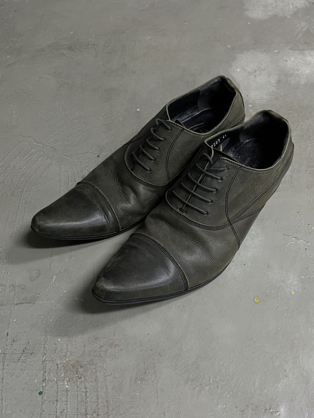 KMRii WHOOP-DE-DOO Opium Guidi Pointed Toe Style LEATHER BOOTS Size US 8 / EU 41 - 3 Thumbnail
