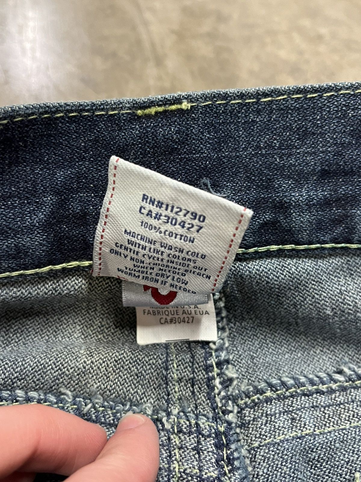 True Religion × Vintage True religion Billy baggy fit vintage denim NWT rare skater Size US 30 / EU 46 - 14 Thumbnail