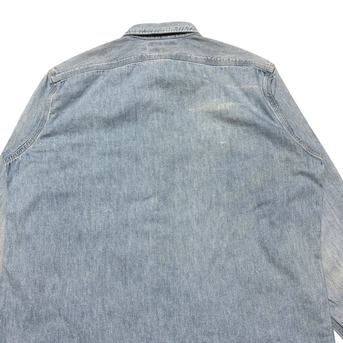 RRL Ralph Lauren Vintage RRL Ralph Lauren Denim Shirt Oversized Faded Size US L / EU 52-54 / 3 - 10 Thumbnail